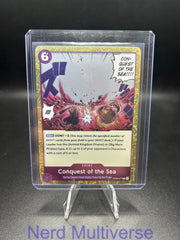CONQUEST OF THE SEA OP08-077 R TWO LEGENDS ONE PIECE FOIL NM/M