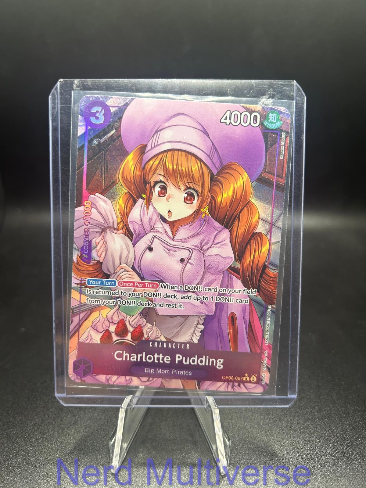 CHARLOTTE PUDDING (067) (PARALLEL) OP08-067 R TWO LEGENDS ONE PIECE FOIL NM/M