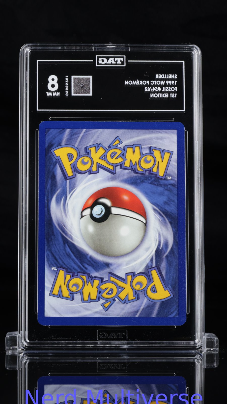 SHELLDER 54/62 WOTC POKEMON FOSSIL - 1ST EDITION POKEMON TAG 8 261