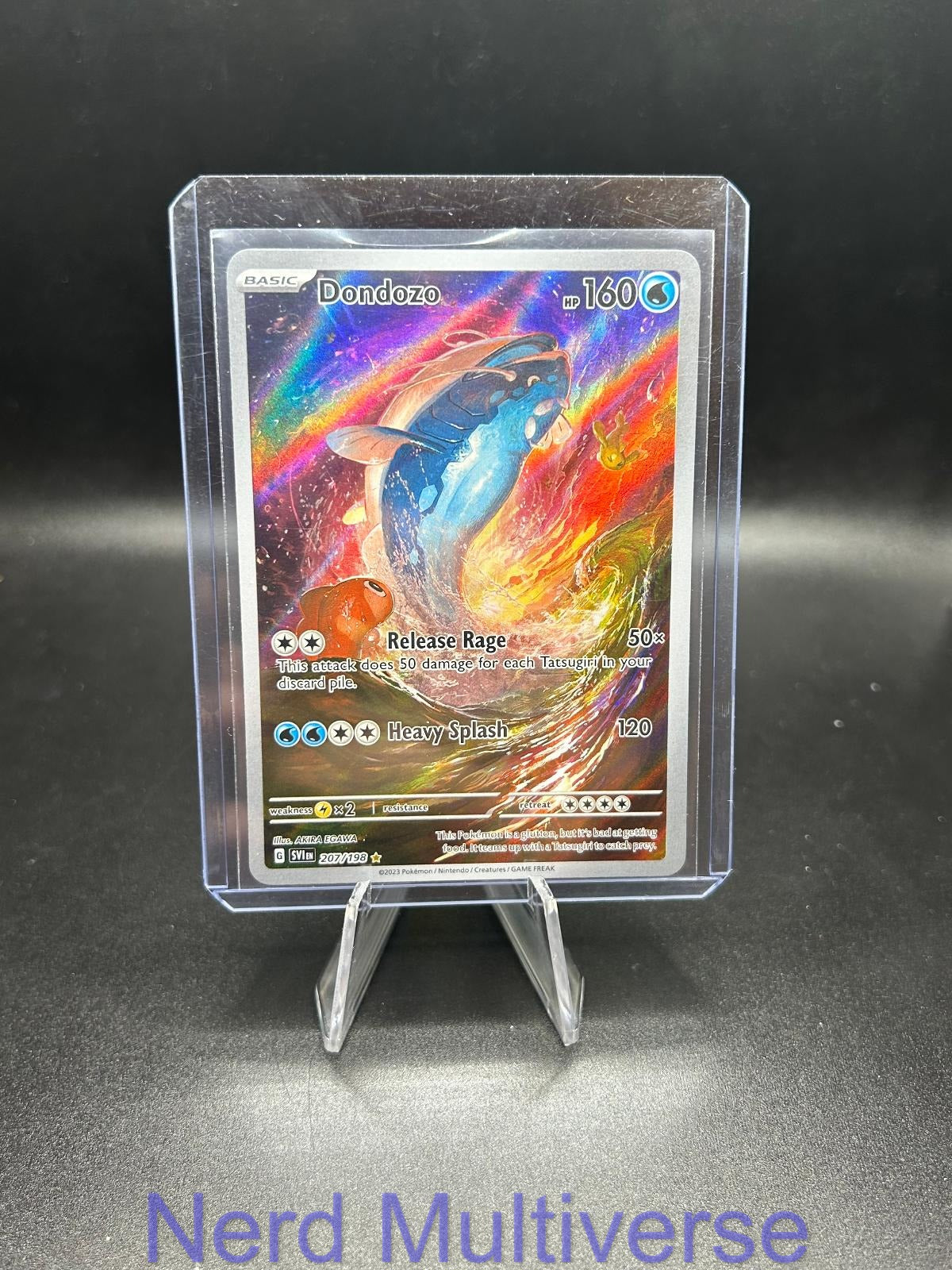 DONDOZO 207/198 IR SCARLET & VIOLET POKEMON HOLO NM/M
