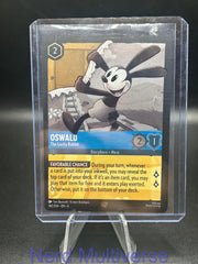 OSWALD - THE LUCKY RABBIT 142/204 LEGENDARY AZURITE SEA LORCANA COLD FOIL NM/M