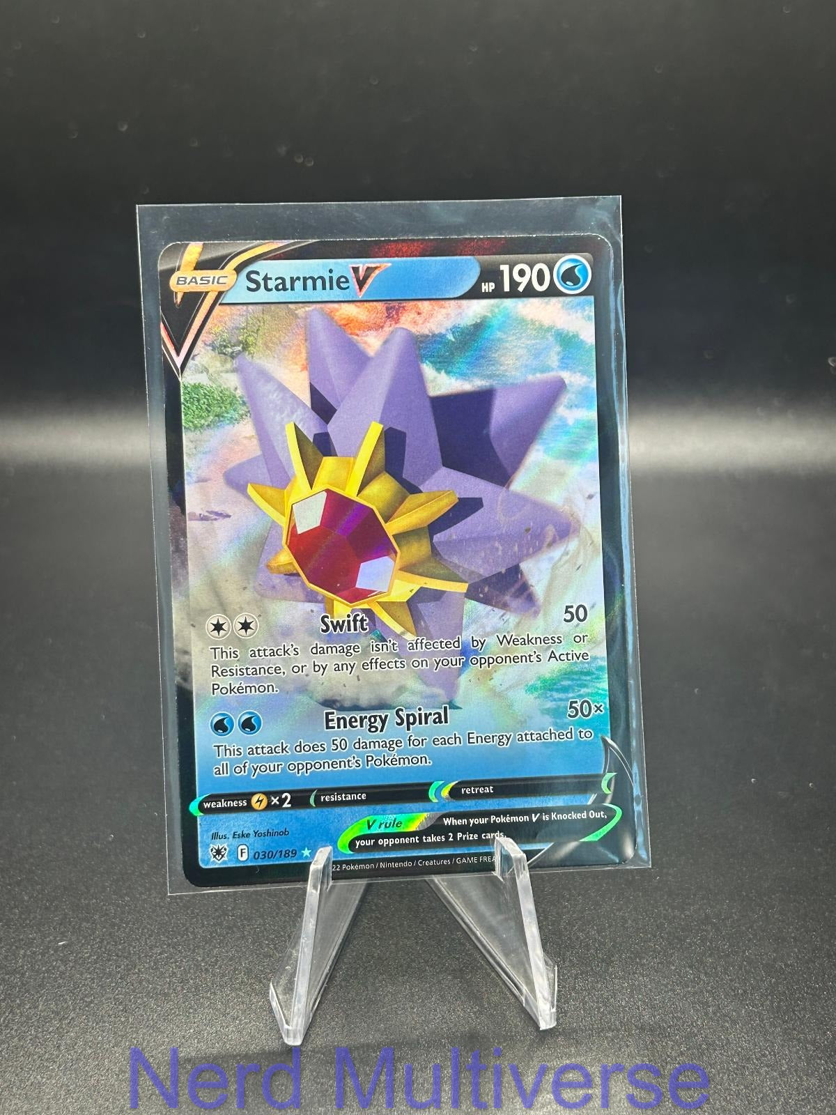 STARMIE V 030/189 HOLO UR ASTRAL RADIANCE POKEMON NM/M