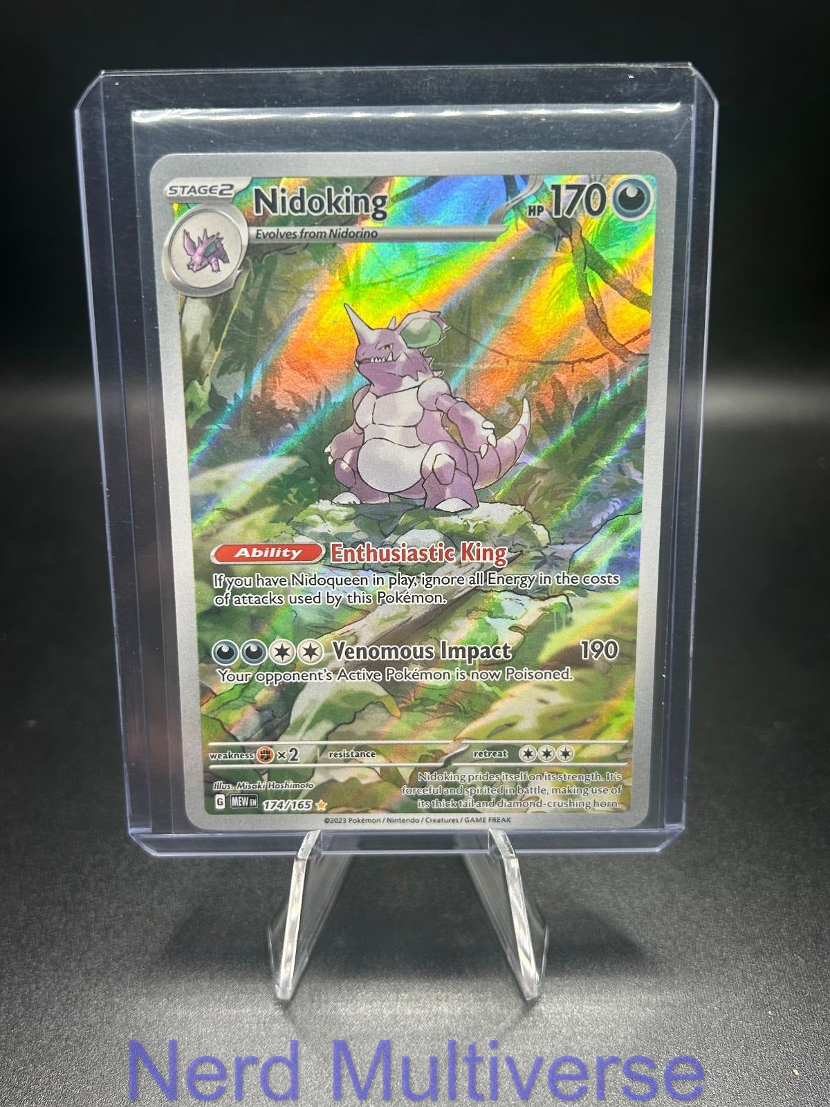 NIDOKING 174/165 IR 151 POKEMON HOLO NM/M