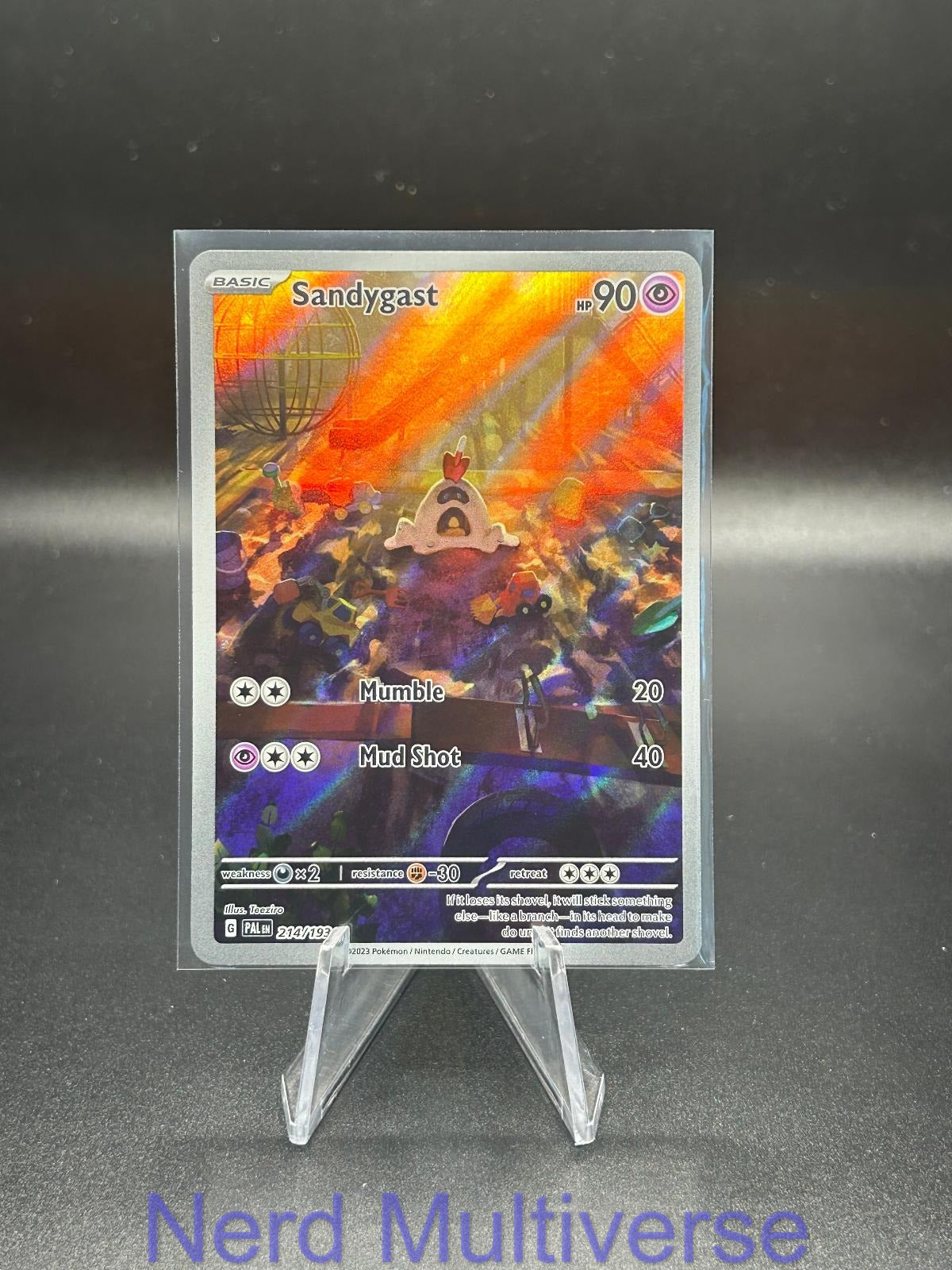 SANDYGAST 214/193 IR PALDEA EVOLVED POKEMON HOLO NM/M