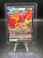 HO-OH V 140/195 HOLO V RARE SILVER TEMPEST POKEMON NM/M