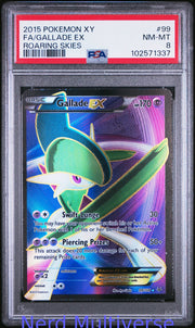 GALLADE EX 99/108 ROARING SKIES POKEMON PSA 8 337