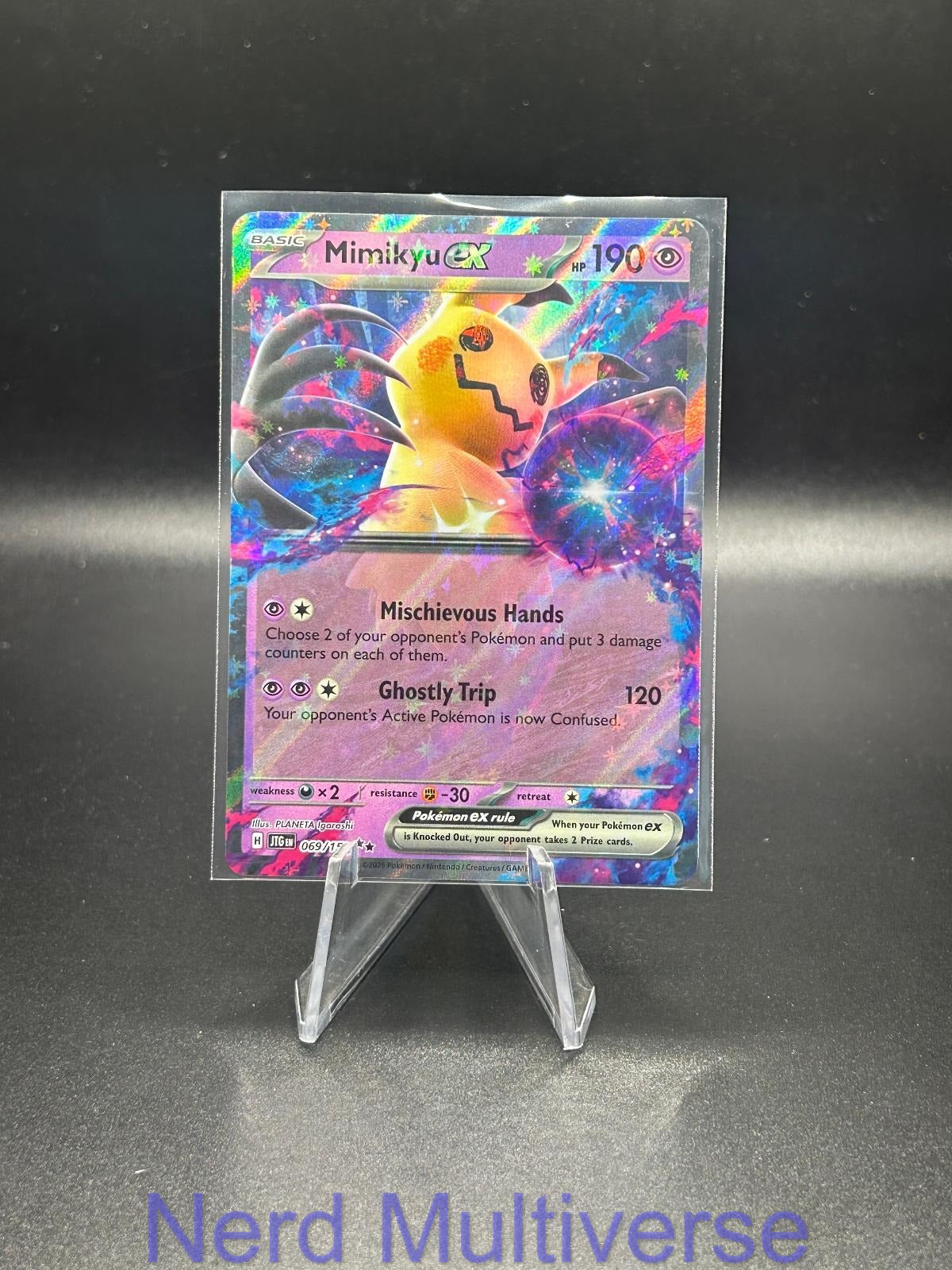 MIMIKYU EX 069/159 RR JOURNEY TOGETHER POKEMON HOLO NM/M