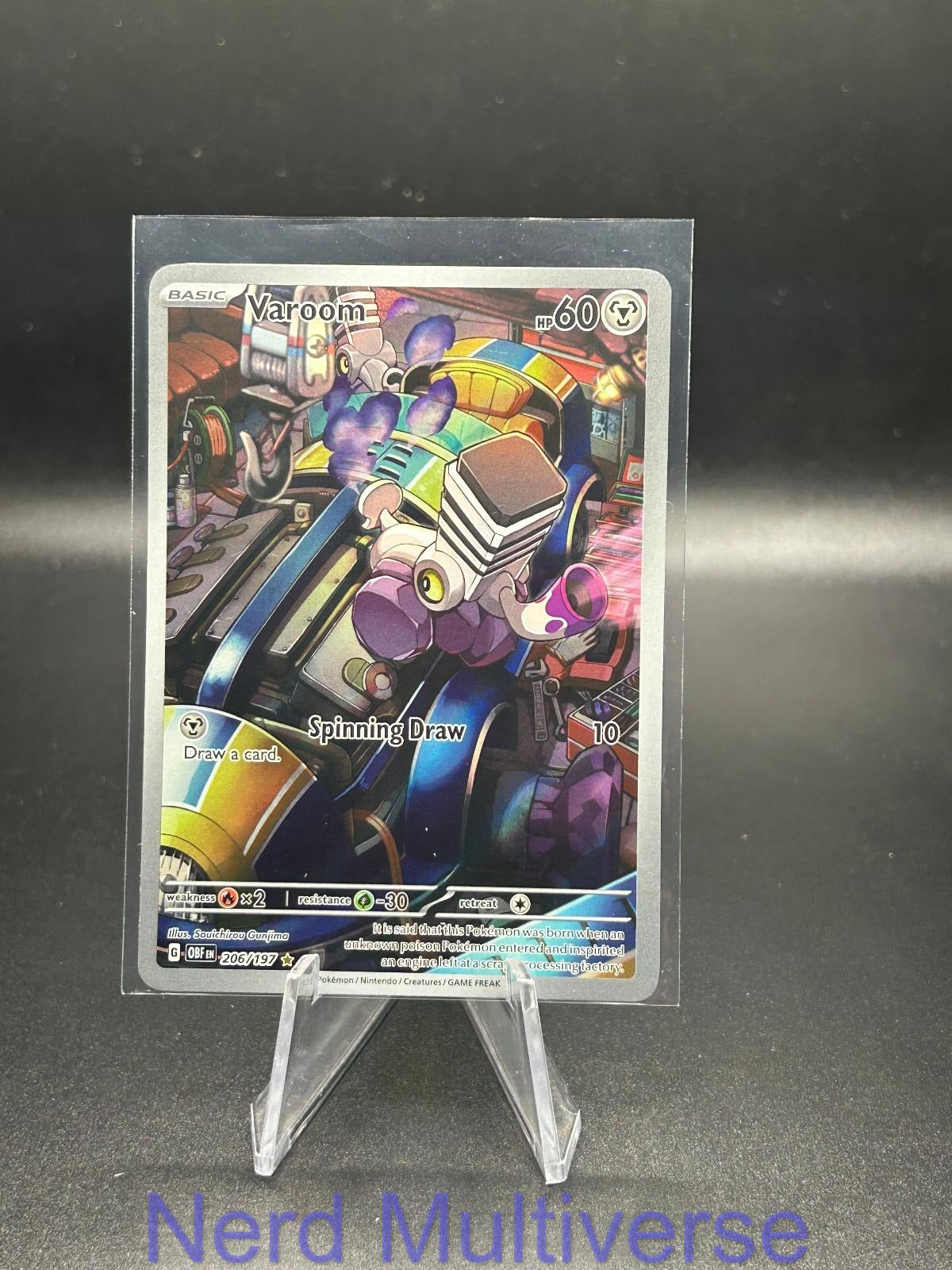 VAROOM 206/197 IR OBSIDIAN FLAMES POKEMON HOLO NM/M