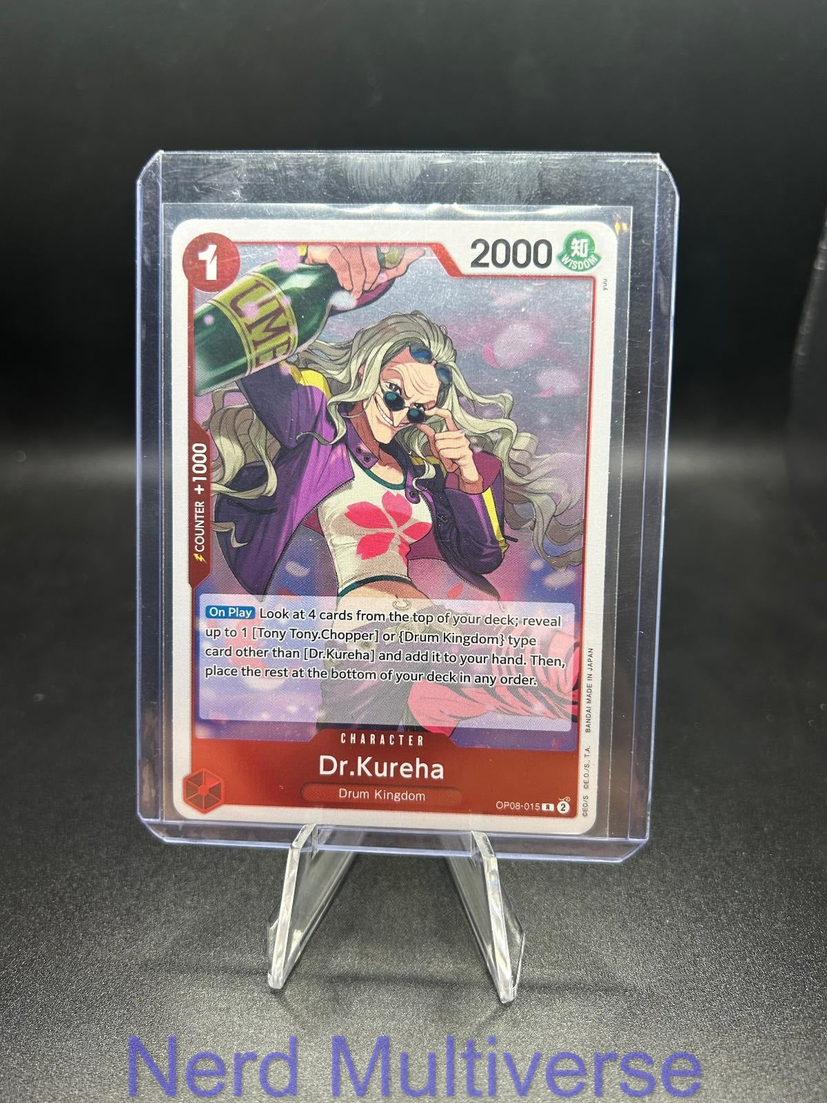 DR.KUREHA OP08-015 R TWO LEGENDS ONE PIECE FOIL NM/M