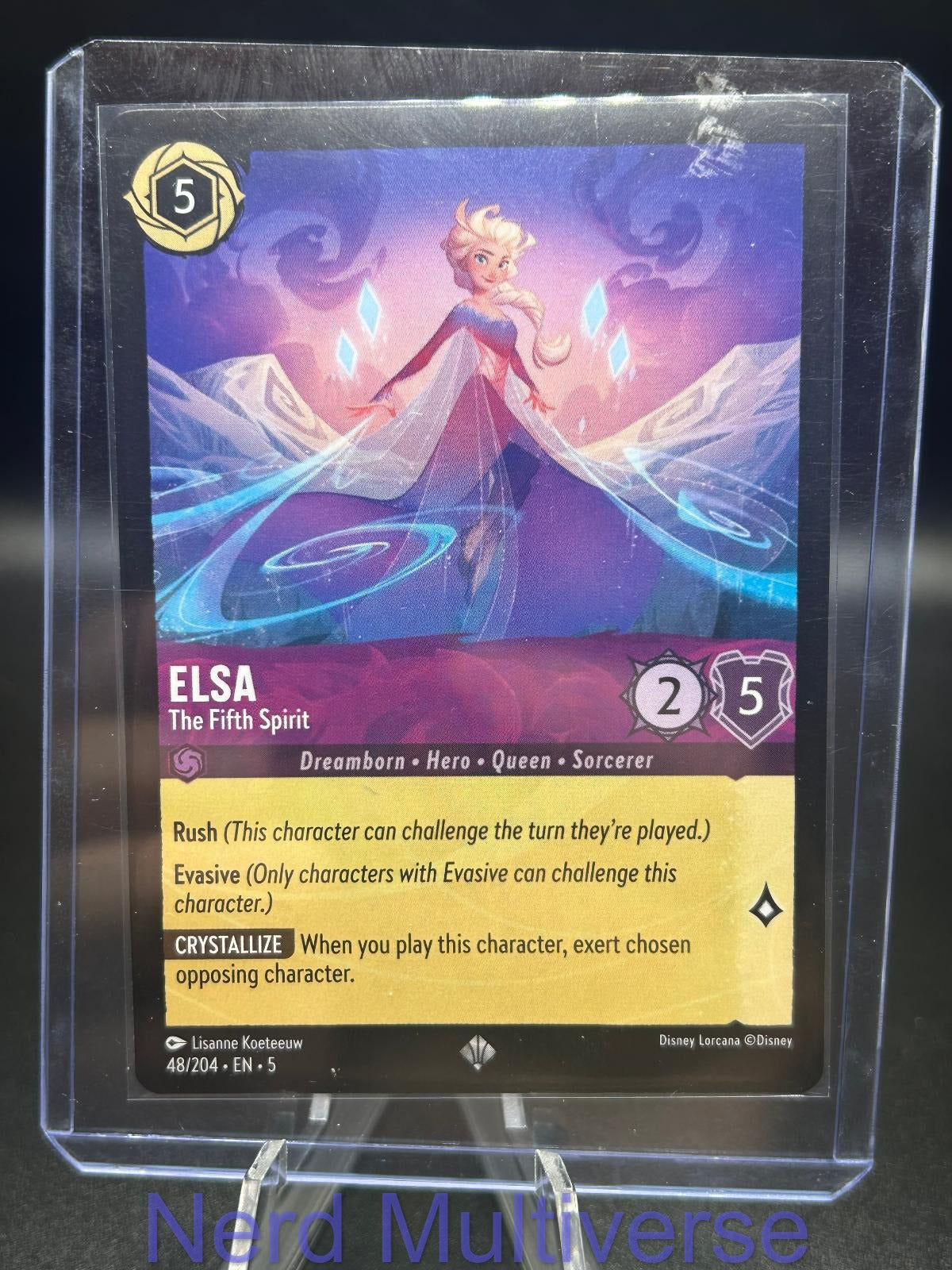 ELSA - THE FIFTH SPIRIT 48/204 SR SHIMMERING SKIES LORCANA NM/M
