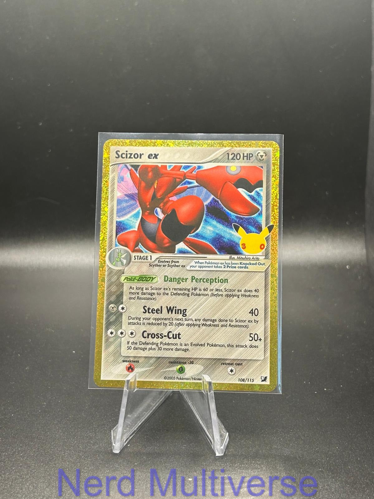 SCIZOR EX 108/115 HOLO ME: 30TH CELEBRATION CLASSIC COLLECTION POKEMON NM/M