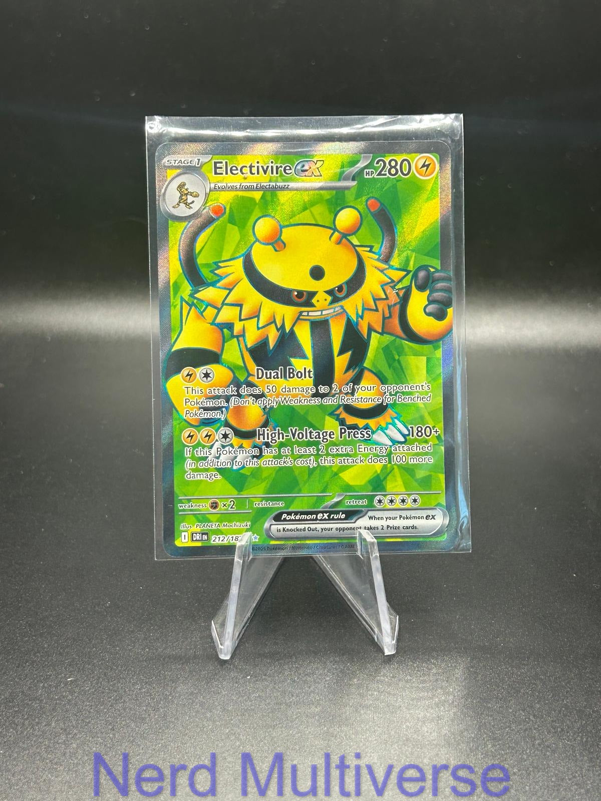 ELECTIVIRE EX 212/182 UR DESTINED RIVALS POKEMON HOLO NM/M