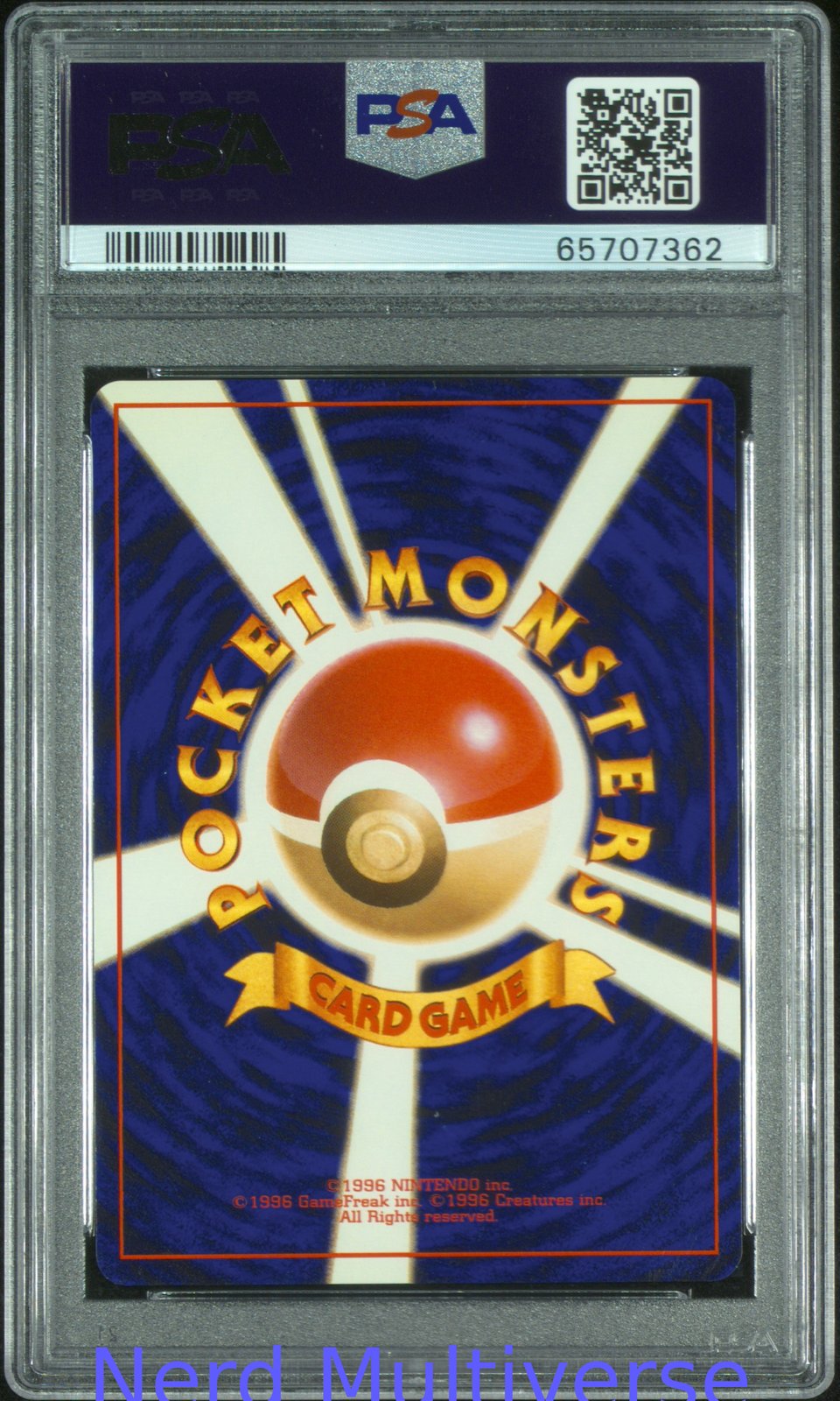 ARTICUNO 144 ALL NIPPON AIRWAYS PROMO ANA AIRWAYS POKEMON JAPANESE PSA 7 362