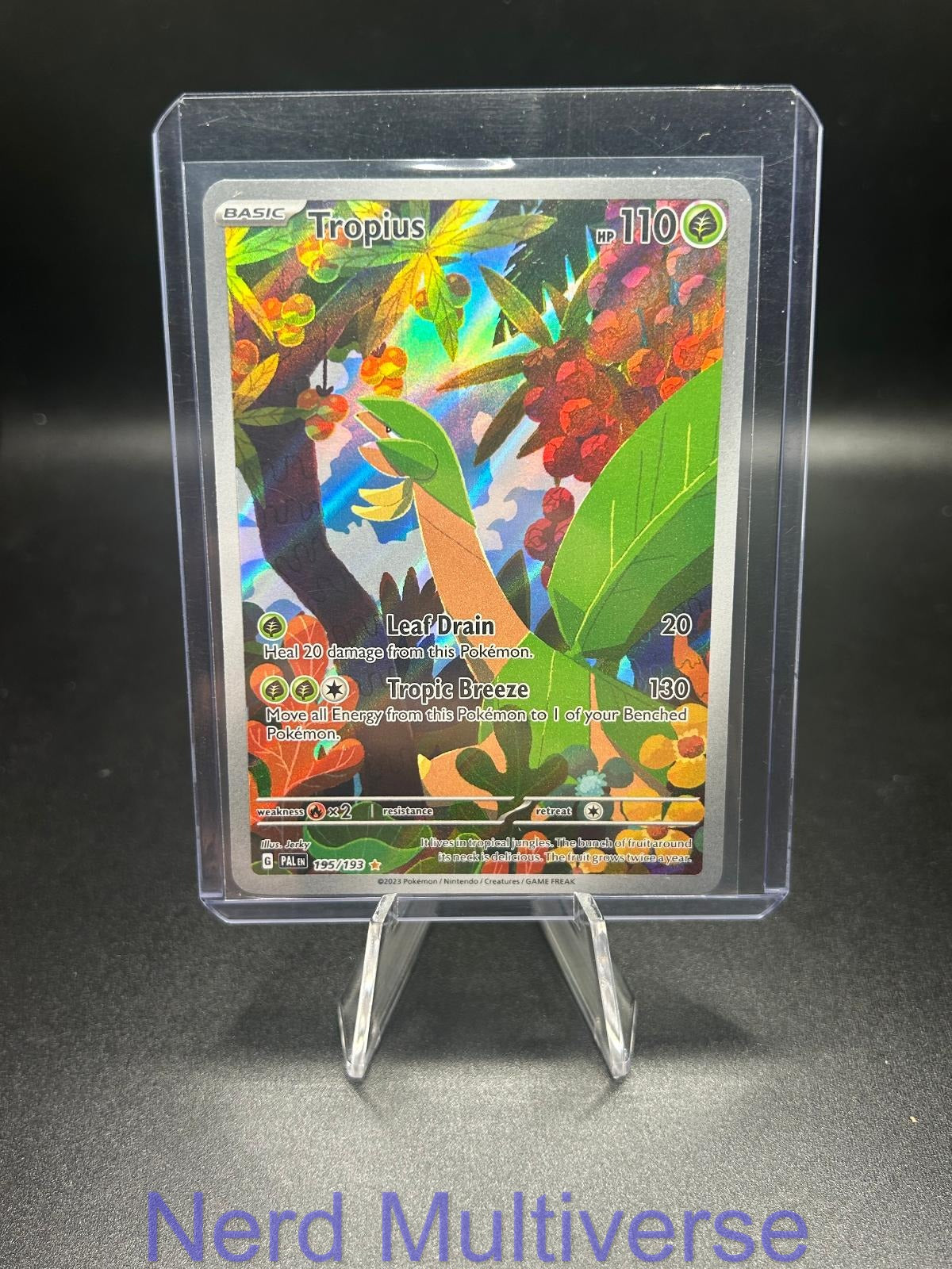 TROPIUS 195/193 IR PALDEA EVOLVED POKEMON HOLO NM/M
