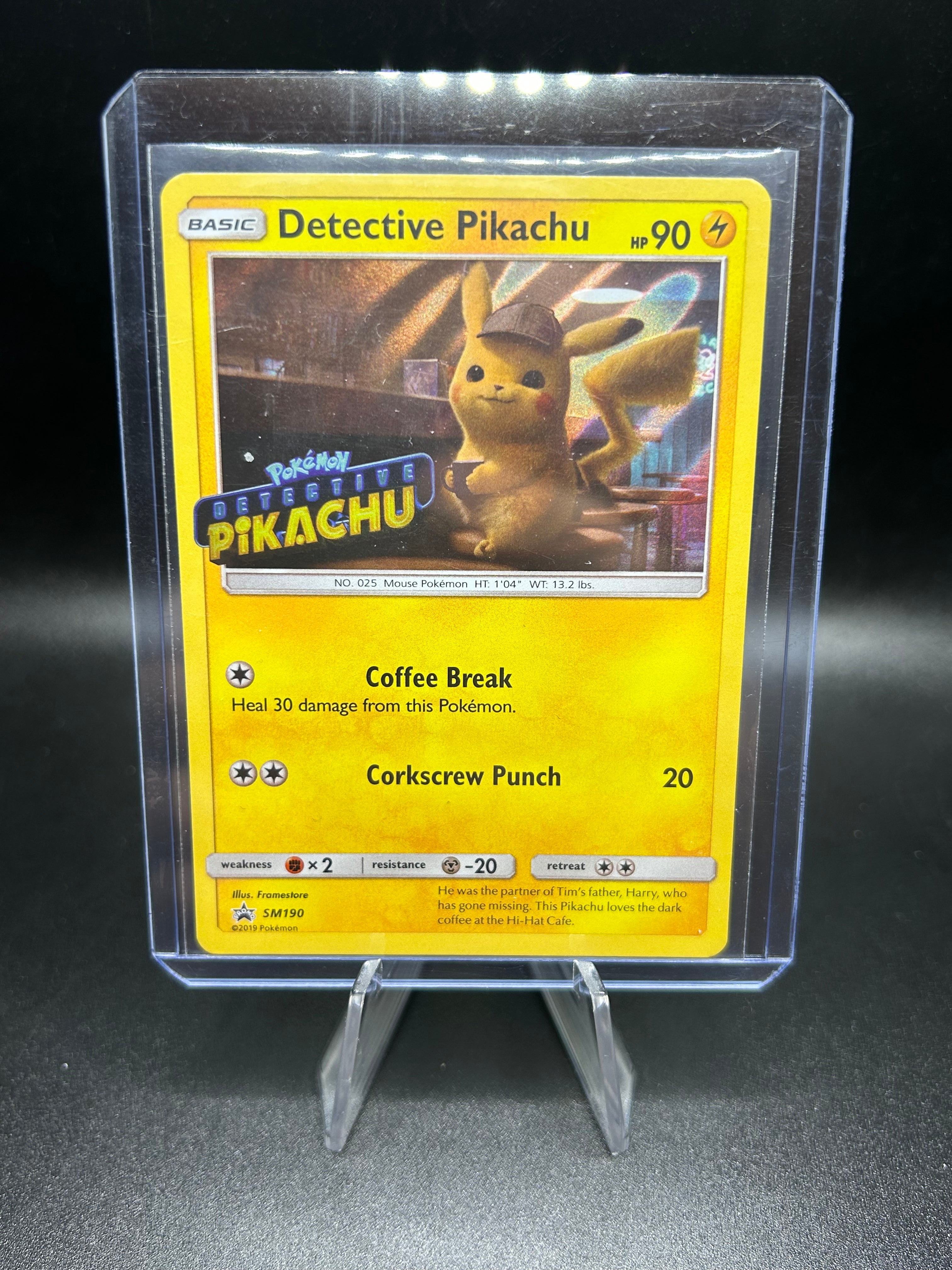 Detective Pikachu Promo Stamped SM190