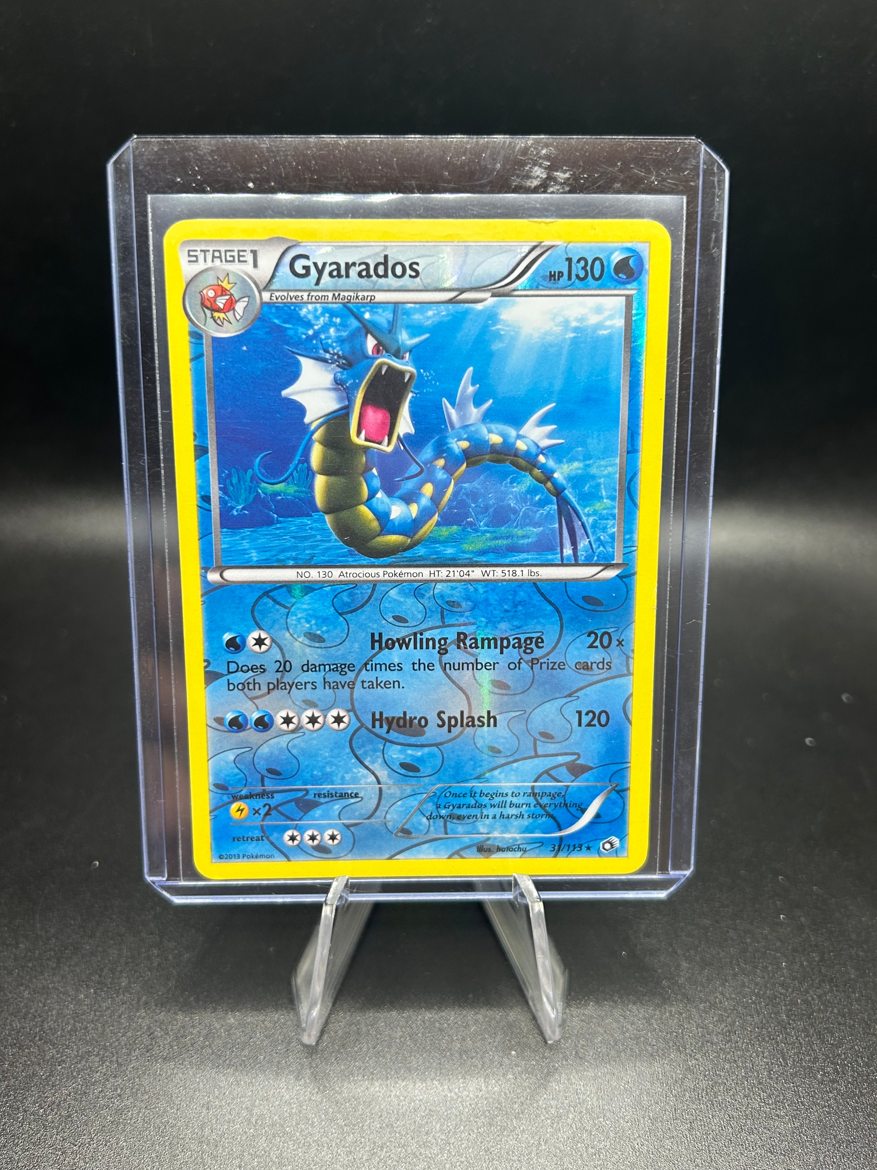 Gyarados Legendary Treasures 31/113 Rev Holo