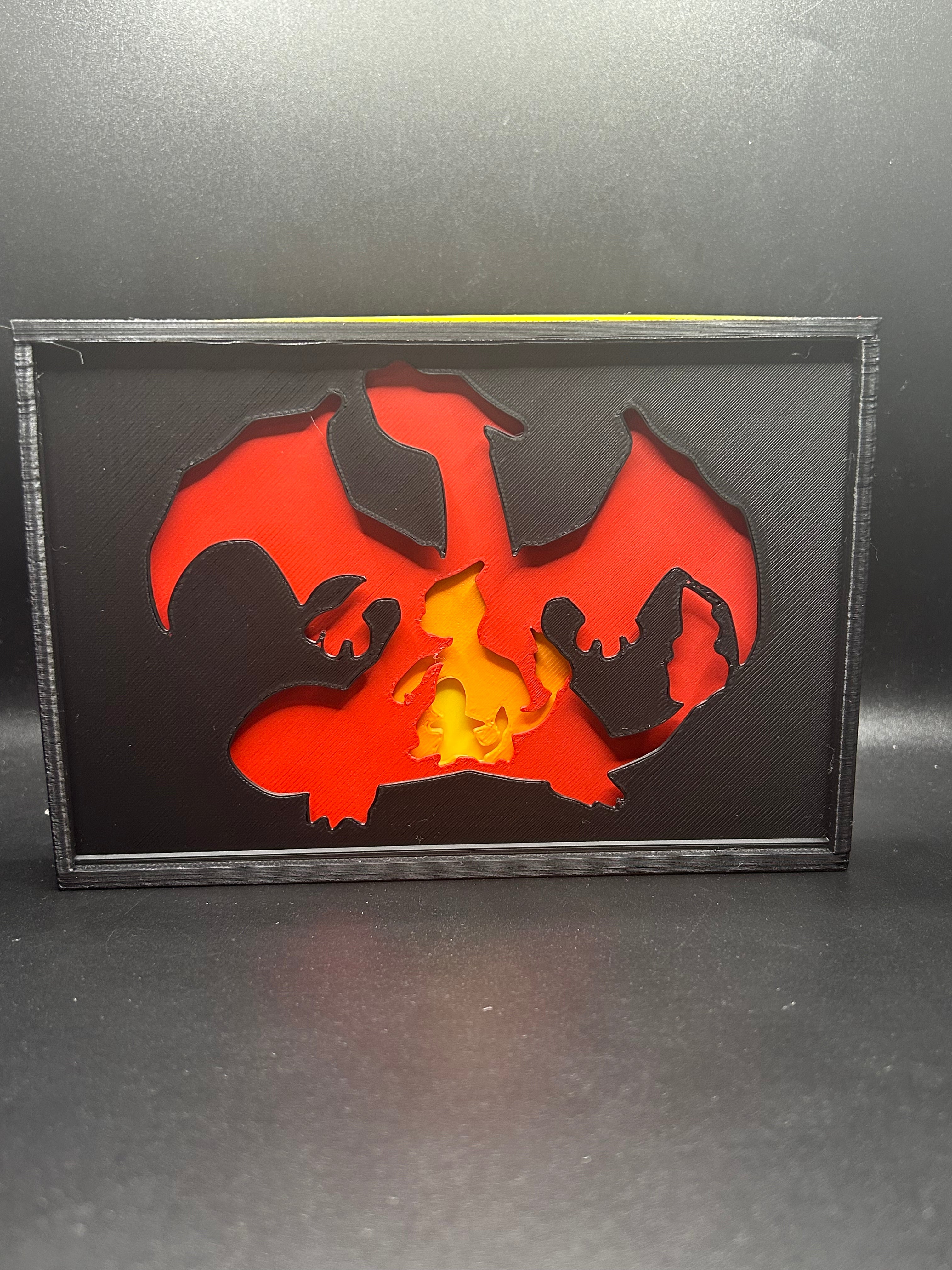 Pokemon 3D Printed Shadow Box