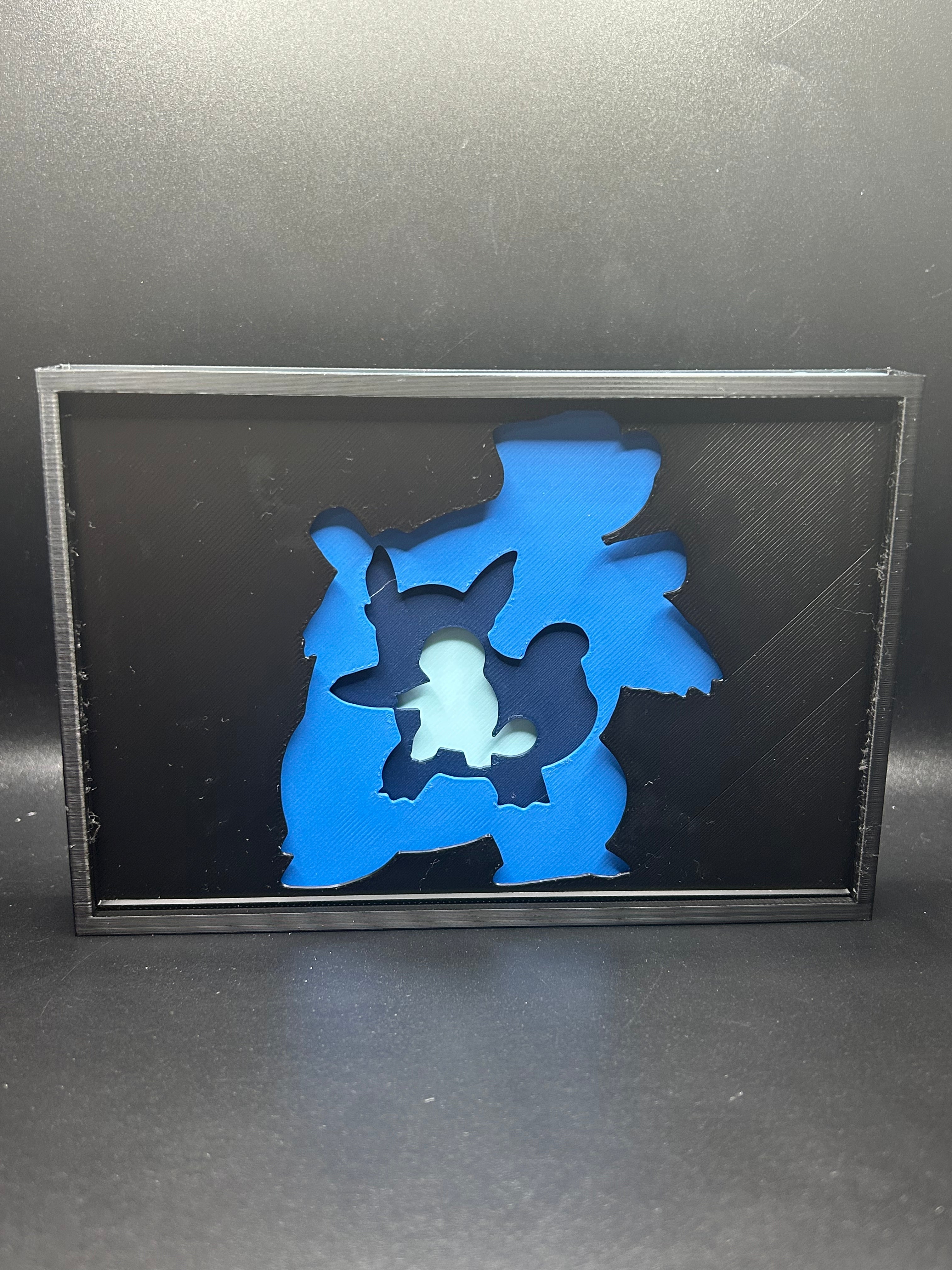 Pokemon 3D Printed Shadow Box