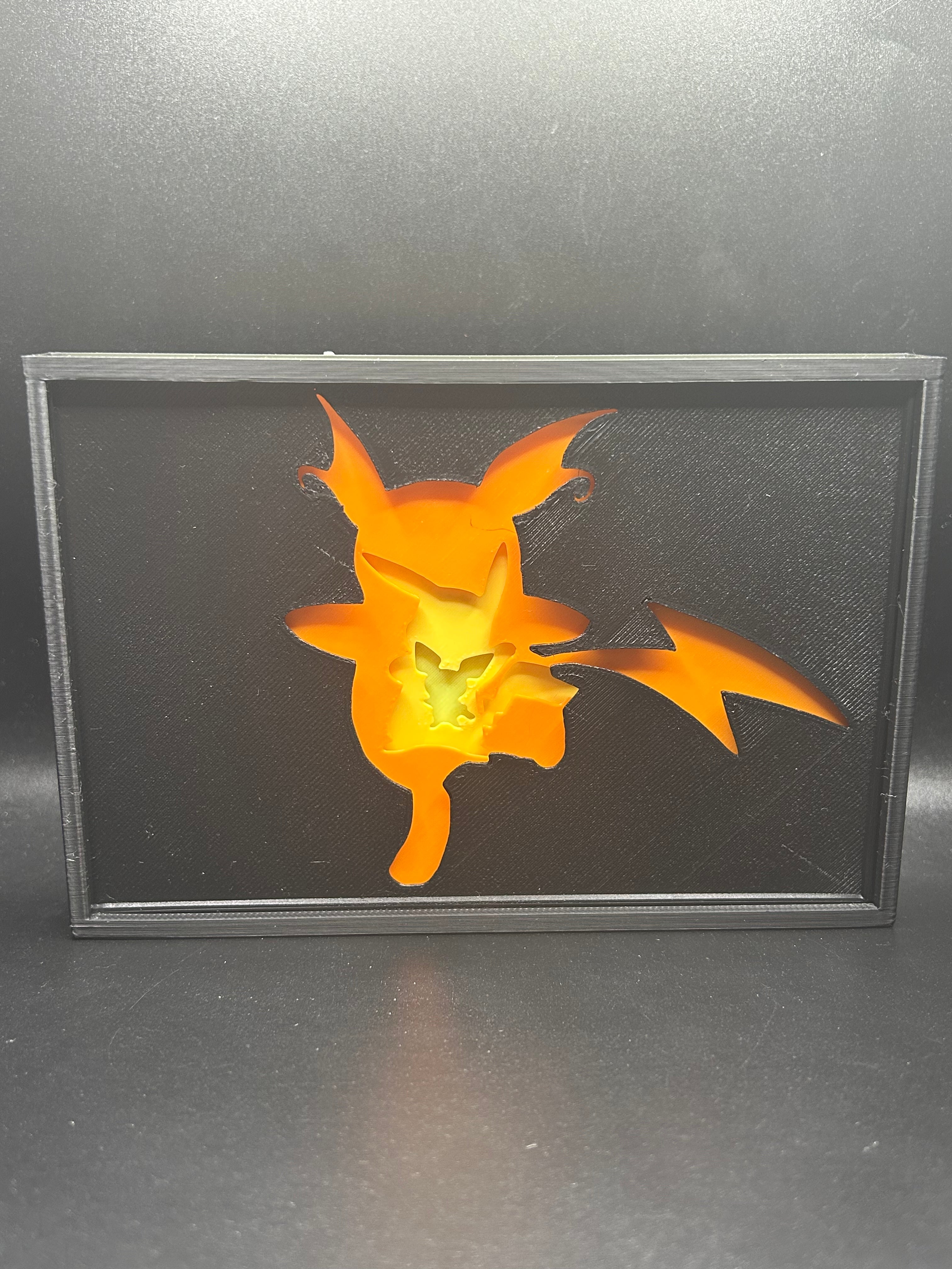 Pokemon 3D Printed Shadow Box