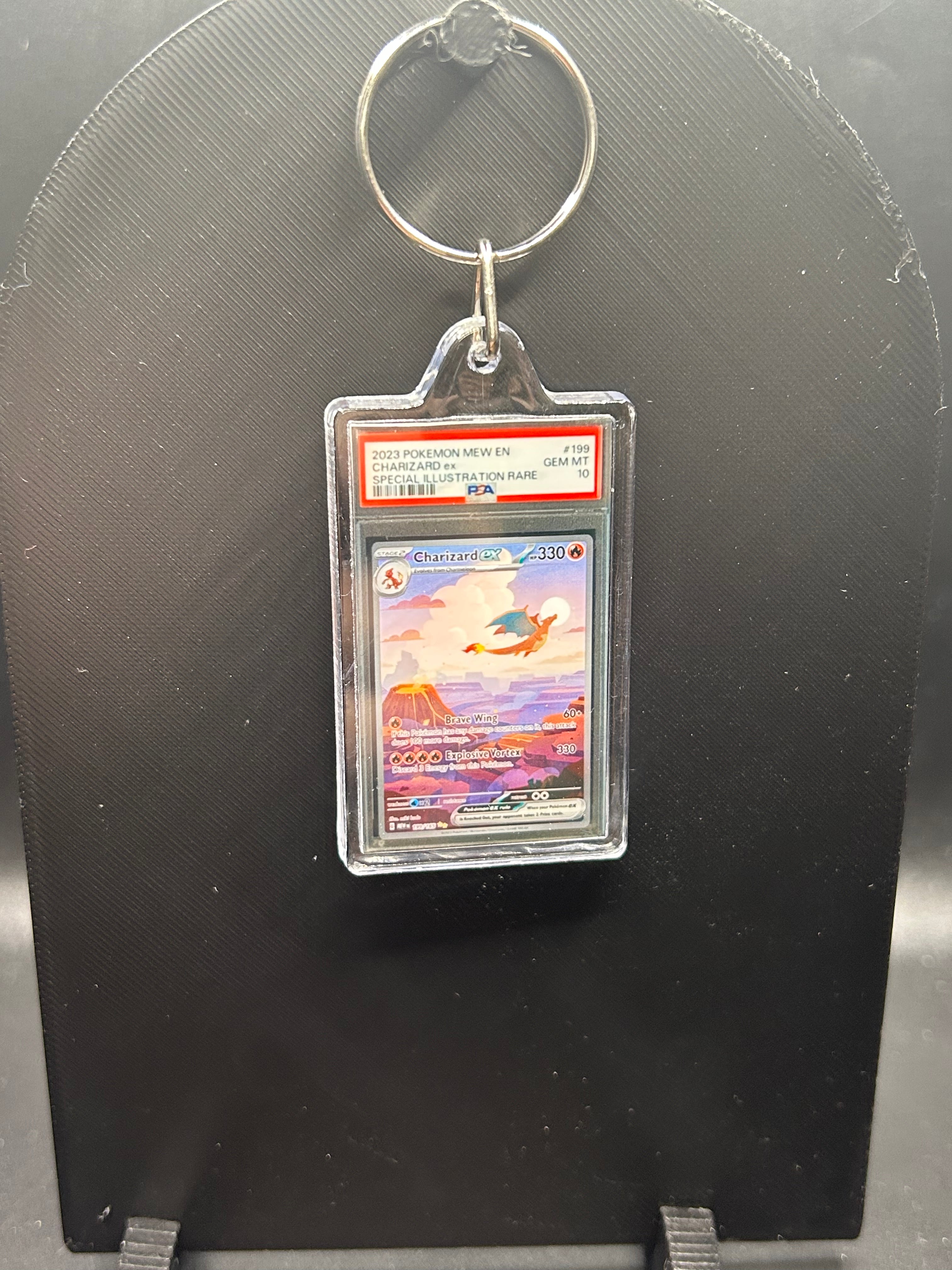 PSA 10 Keychain