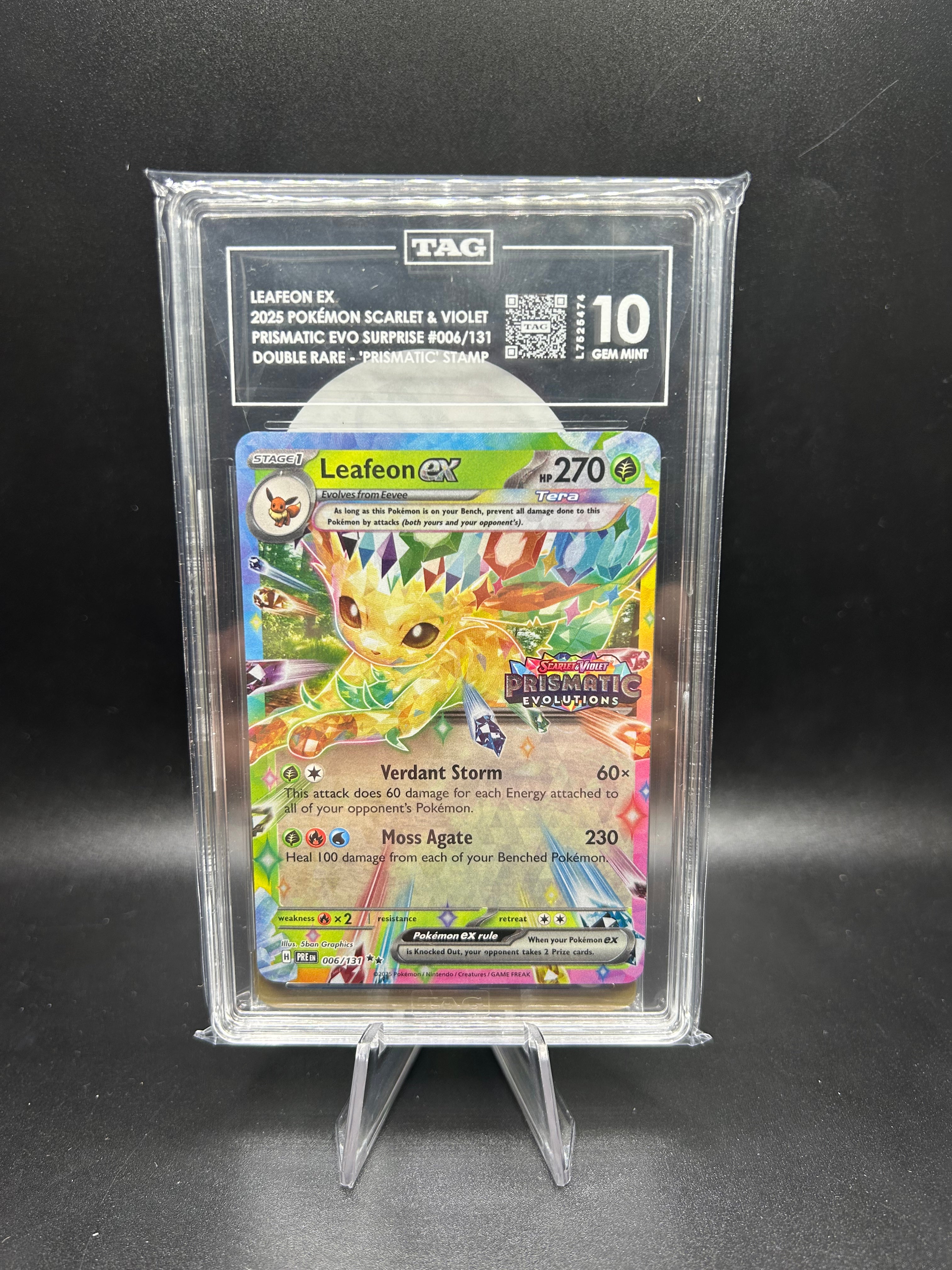 Leafeon Prismatic Evolutions (Stamped) 6/131