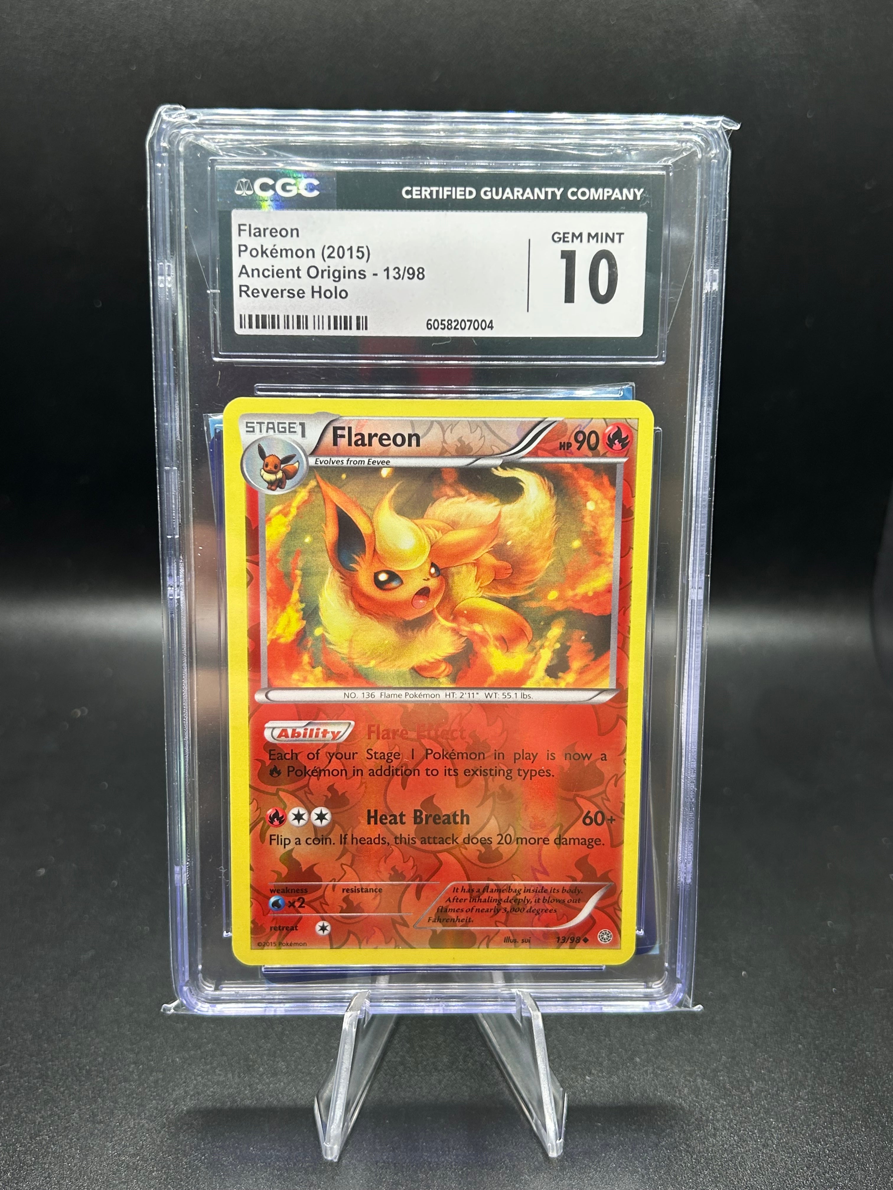 Flareon Ancient Origin 12/98 (Reverse)
