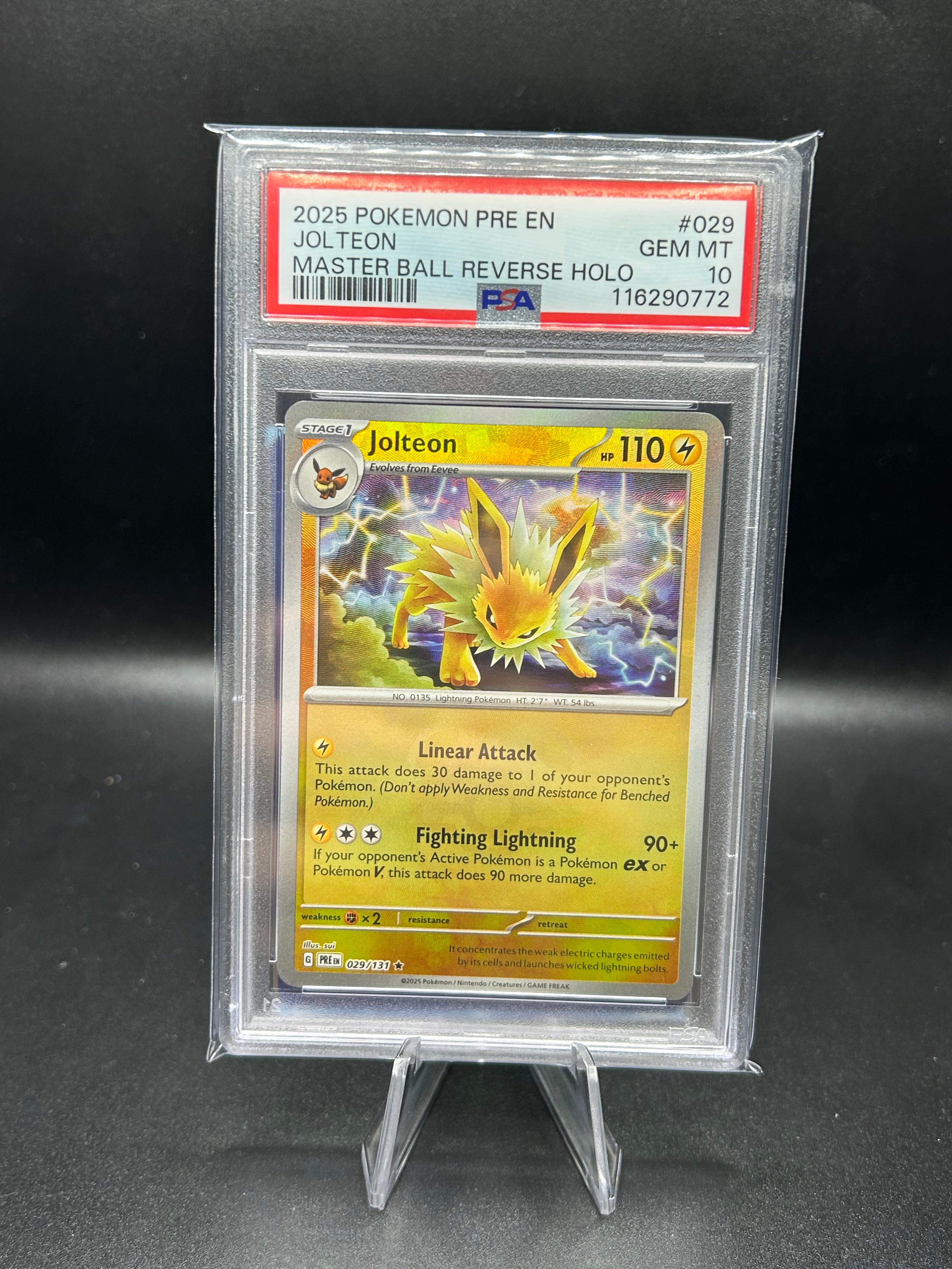 Jolteon Prismatice Evolutions (Masterball) 29/131
