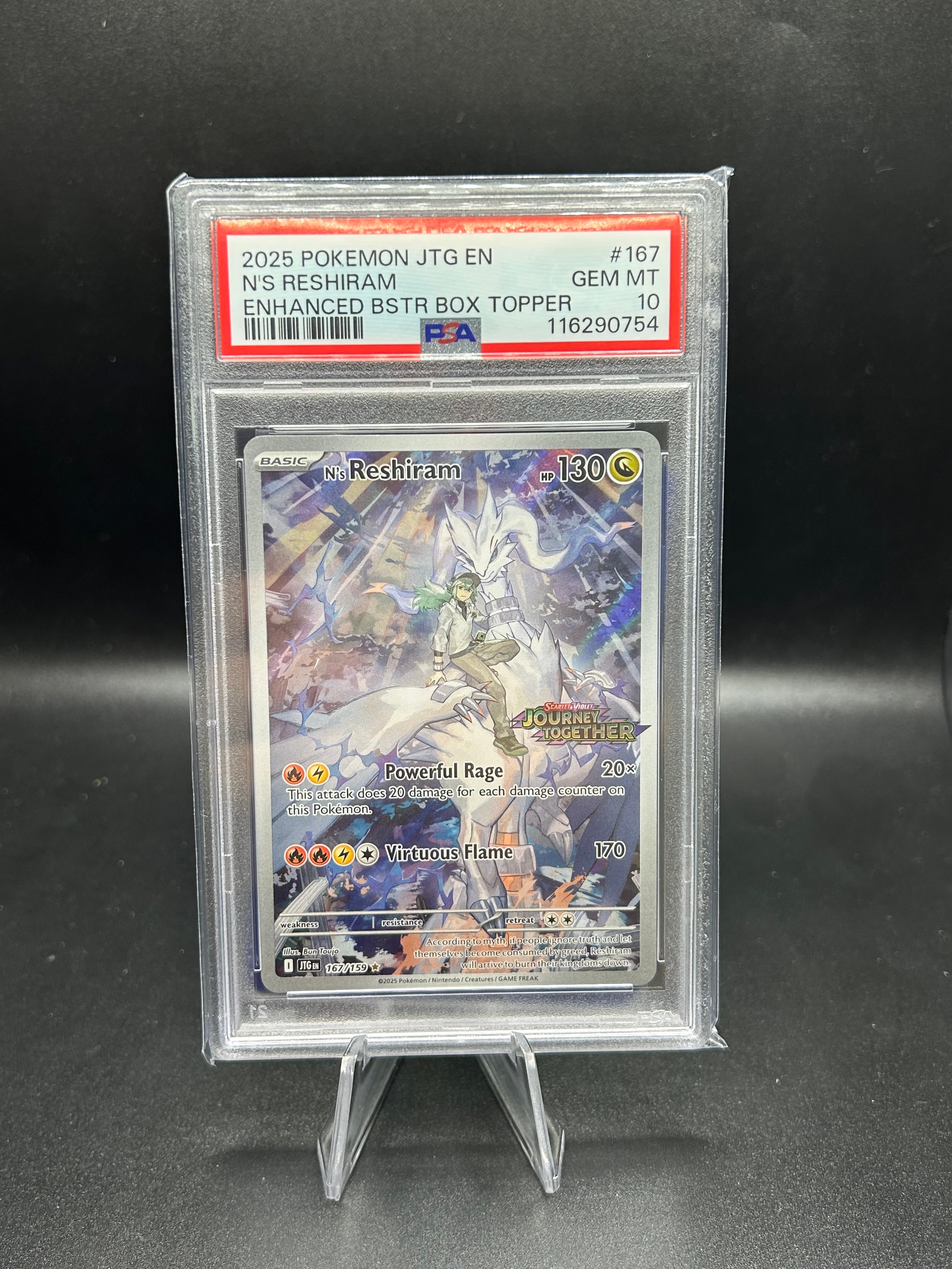 N's Reshiram (Stamped) Journey Together 167/159