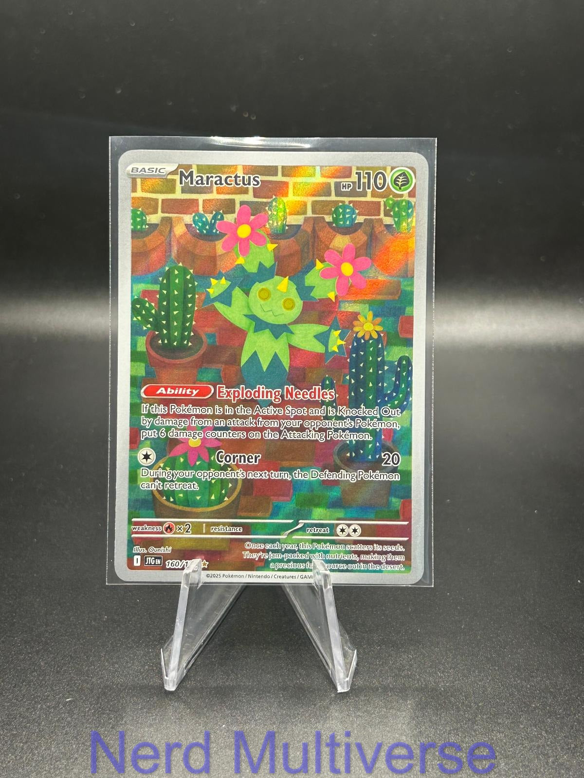 MARACTUS 160/159 IR JOURNEY TOGETHER POKEMON HOLO NM/M