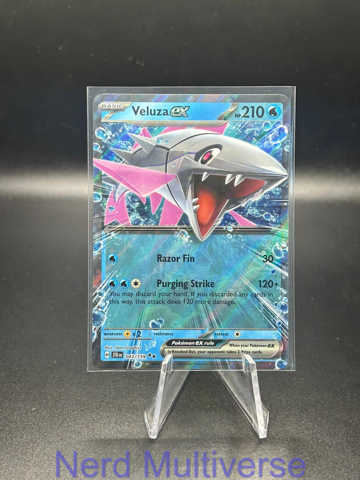 VELUZA EX 043/159 RR JOURNEY TOGETHER POKEMON HOLO NM/M