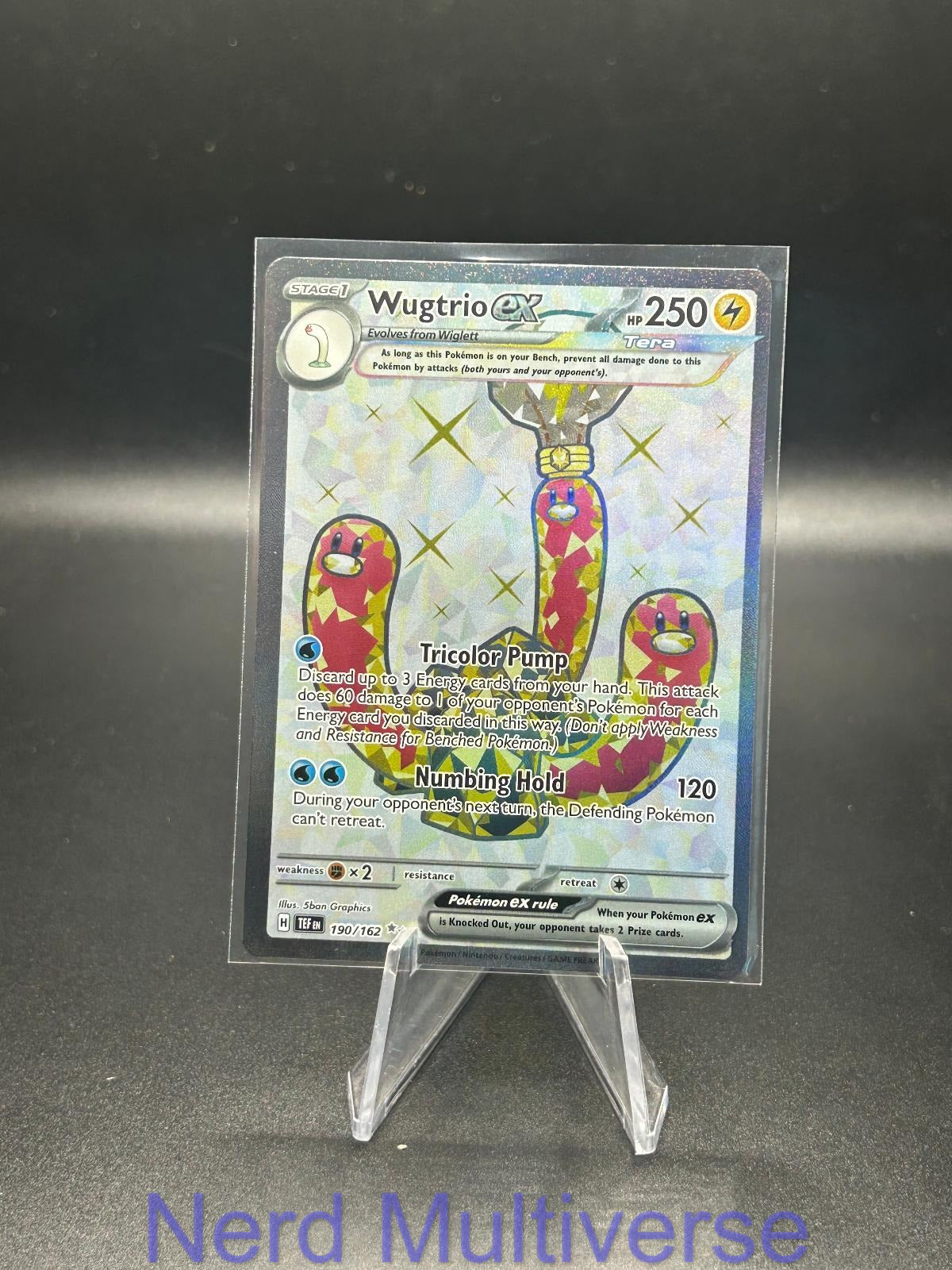WUGTRIO EX 190/162 UR TEMPORAL FORCES POKEMON HOLO NM/M