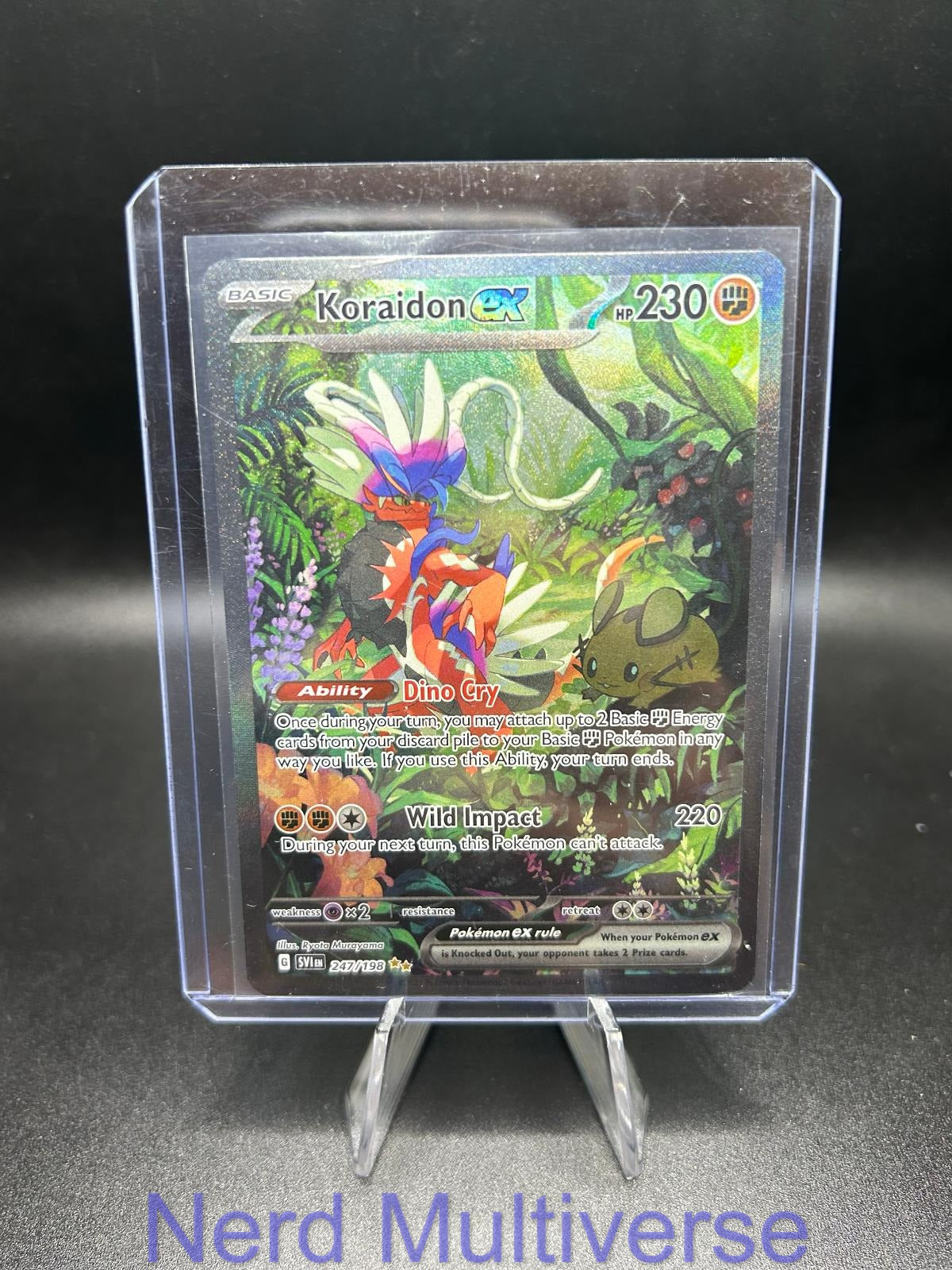 KORAIDON EX 247/198 SIR SCARLET & VIOLET POKEMON HOLO NM/M