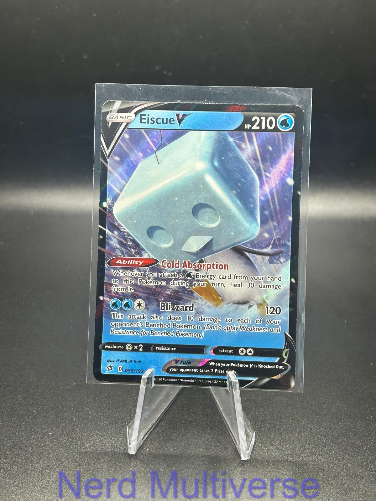 EISCUE V 055/192 HOLO UR REBEL CLASH POKEMON NM/M