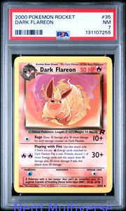 DARK FLAREON 35 ROCKET POKEMON PSA 7 255