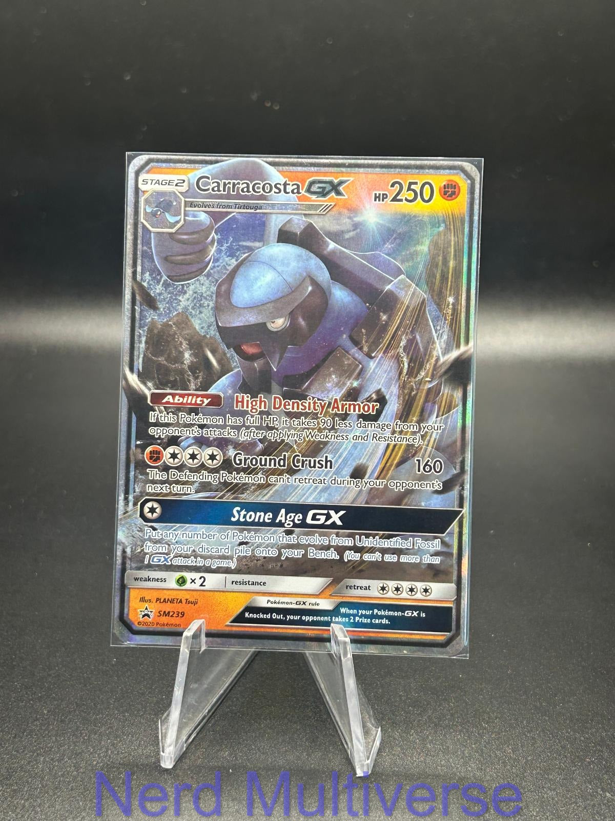 CARRACOSTA GX - SM239 HOLO P SUN & MOON PROMO POKEMON NM/M