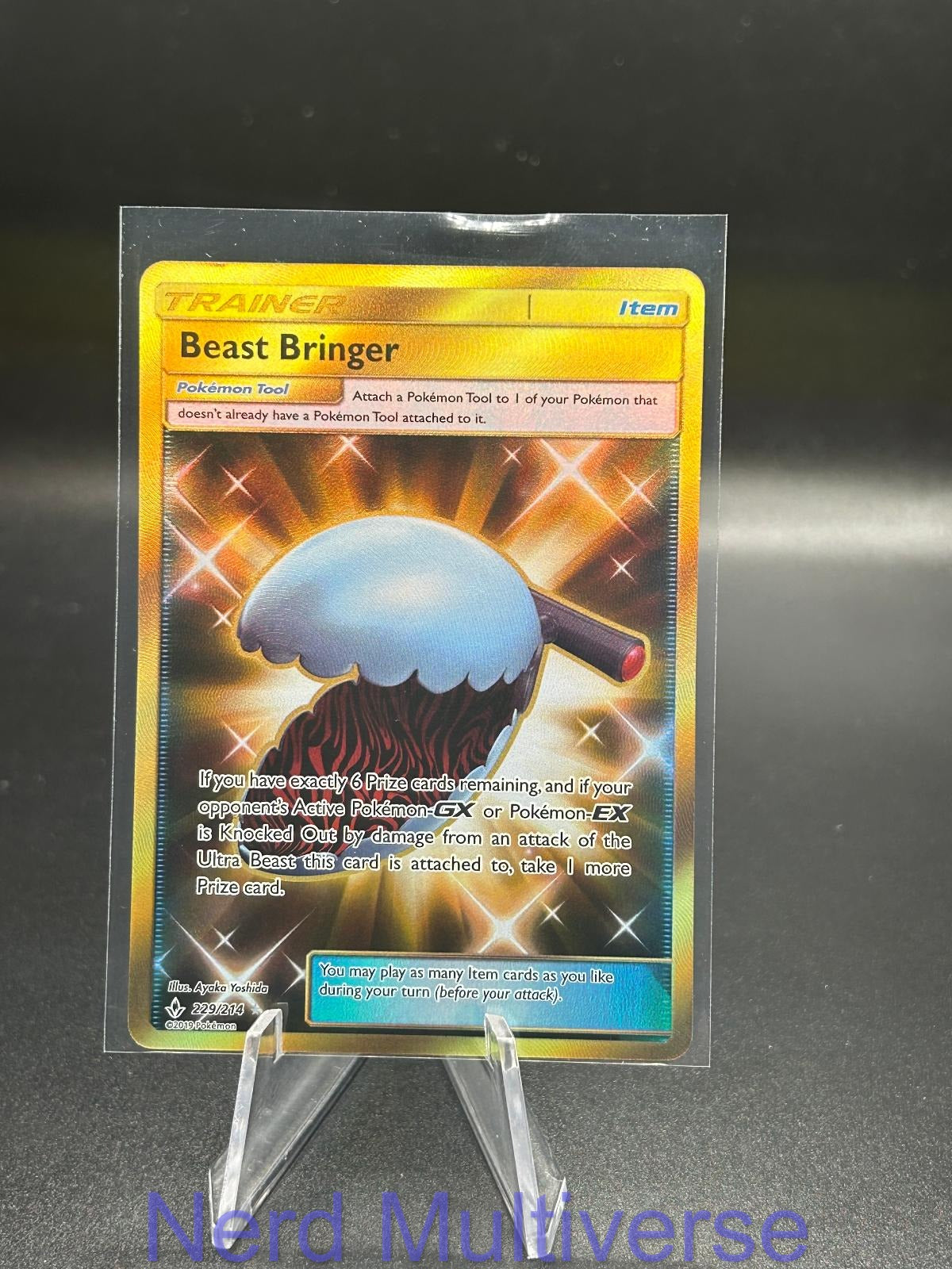 BEAST BRINGER 229/214 SEC UNBROKEN BONDS POKEMON HOLO NM/M
