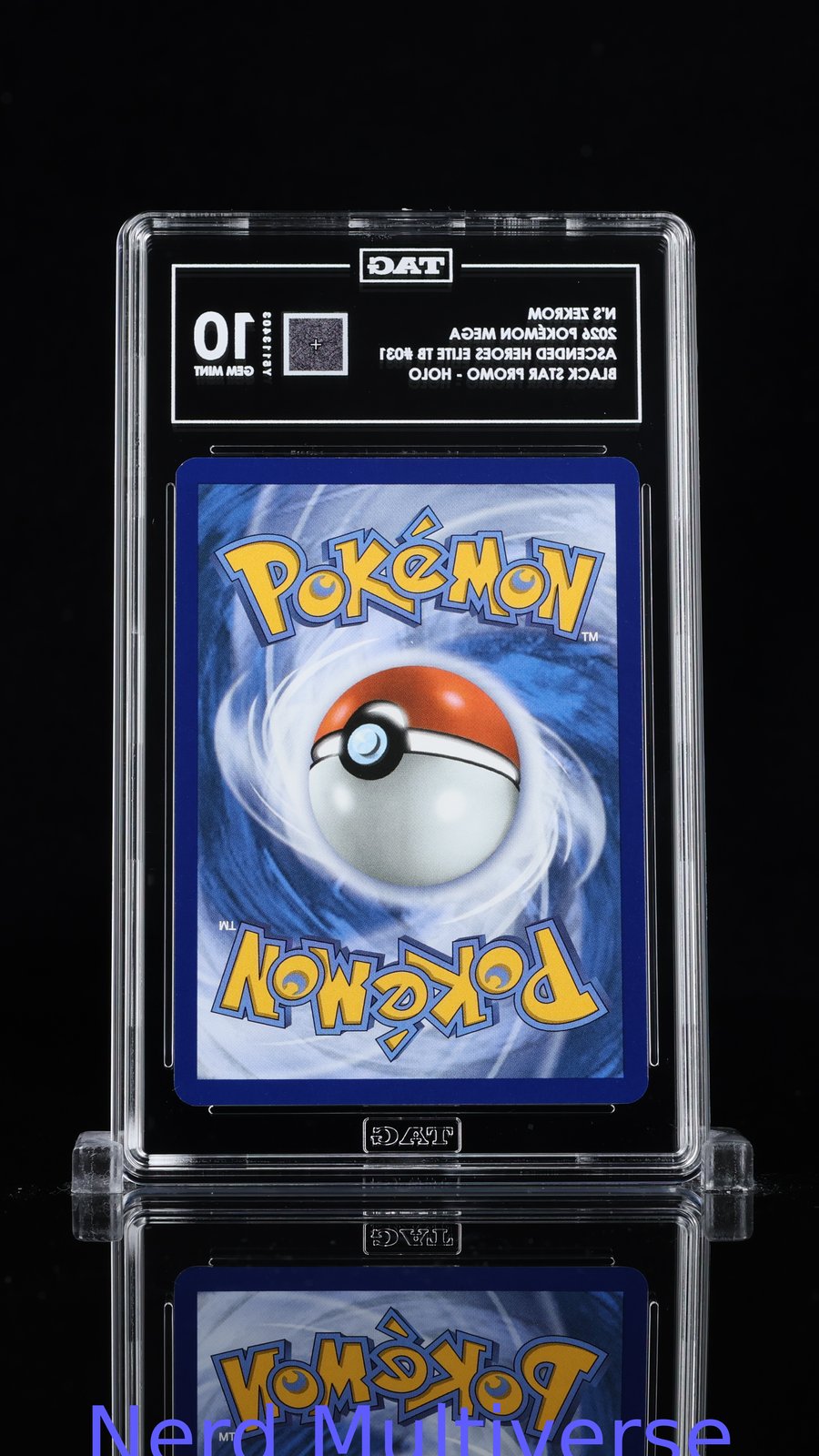 N'S ZEKROM 031 HOLO ASCENDED HEROES ELITE TRAINER BOX POKEMON TAG 10 403