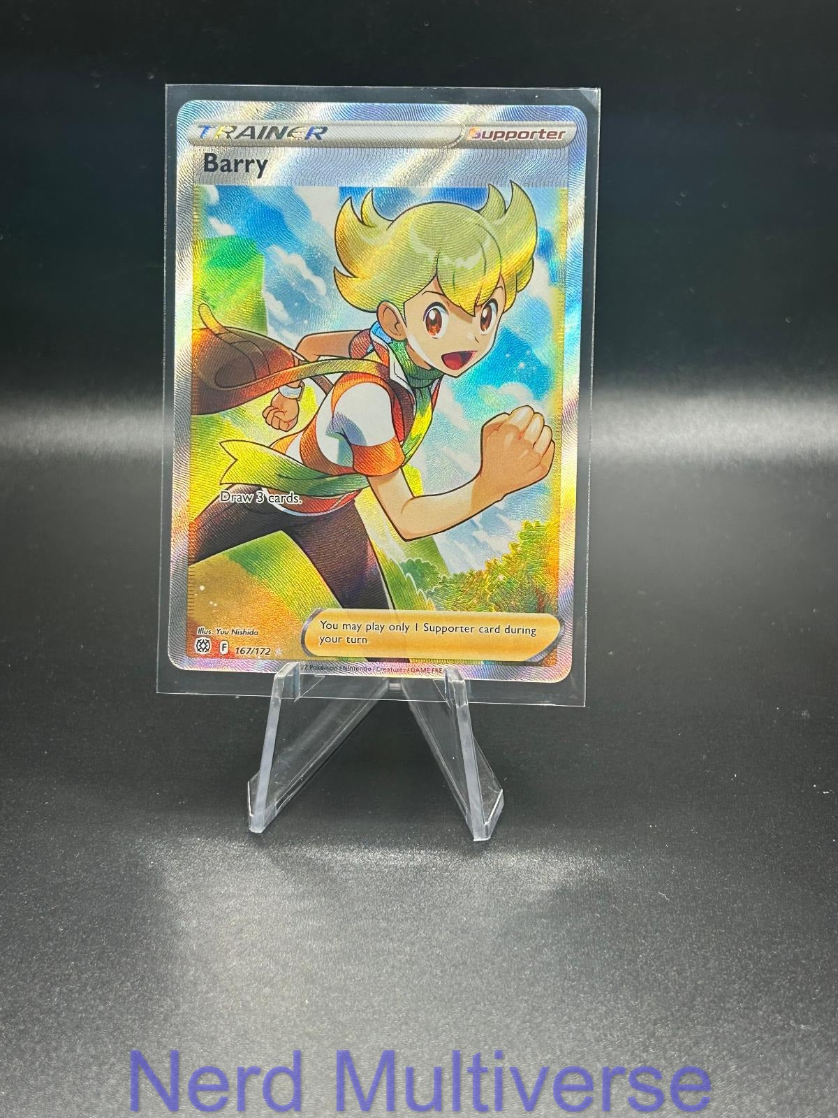 BARRY 167/172 UR BRILLIANT STARS POKEMON HOLO NM/M