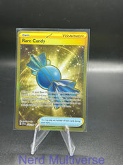 RARE CANDY 256/198 HR SCARLET & VIOLET POKEMON HOLO NM/M
