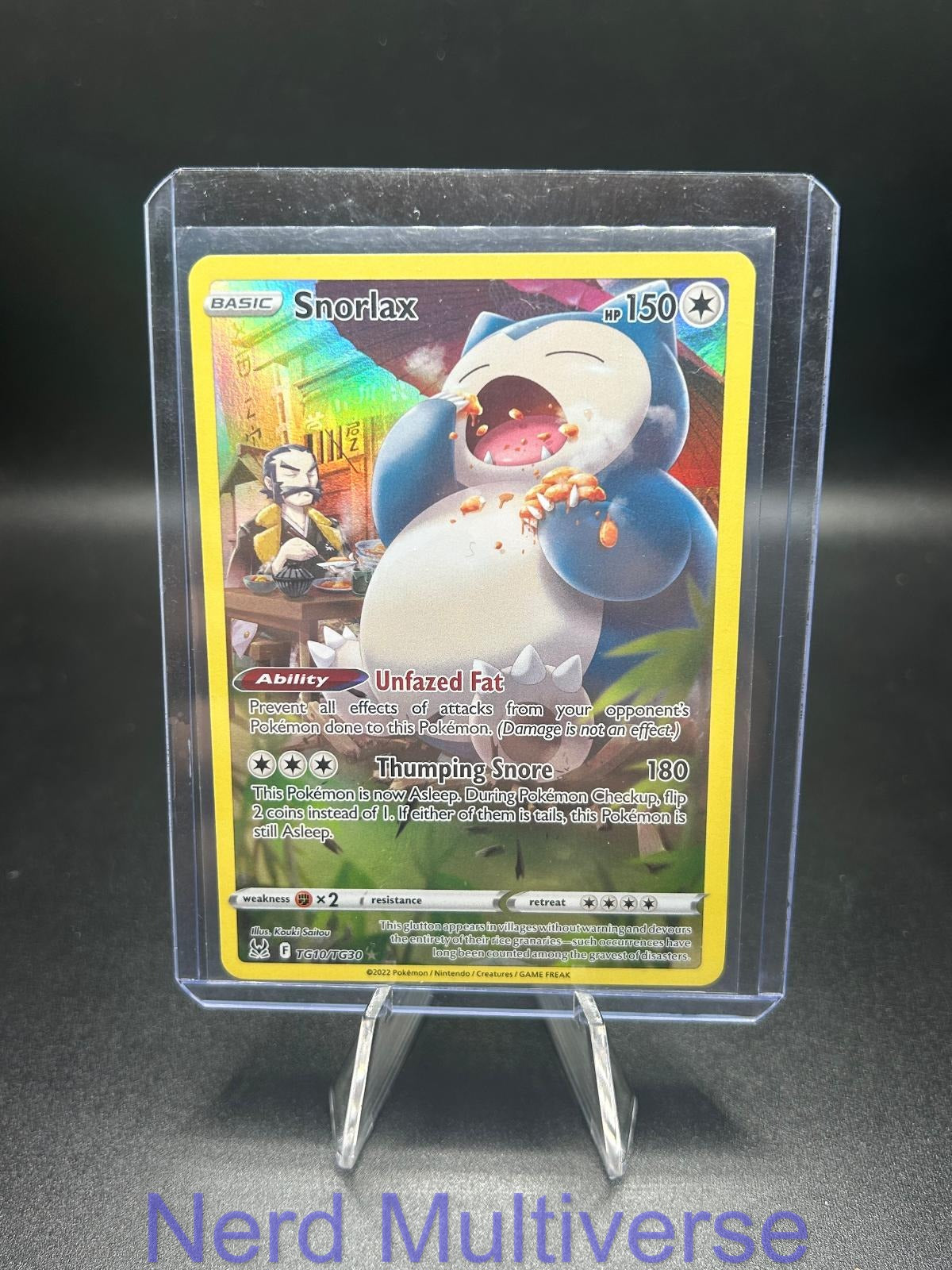 SNORLAX TG10/TG30 HOLO TG LOST ORIGIN TRAINER GALLERY POKEMON NM/M