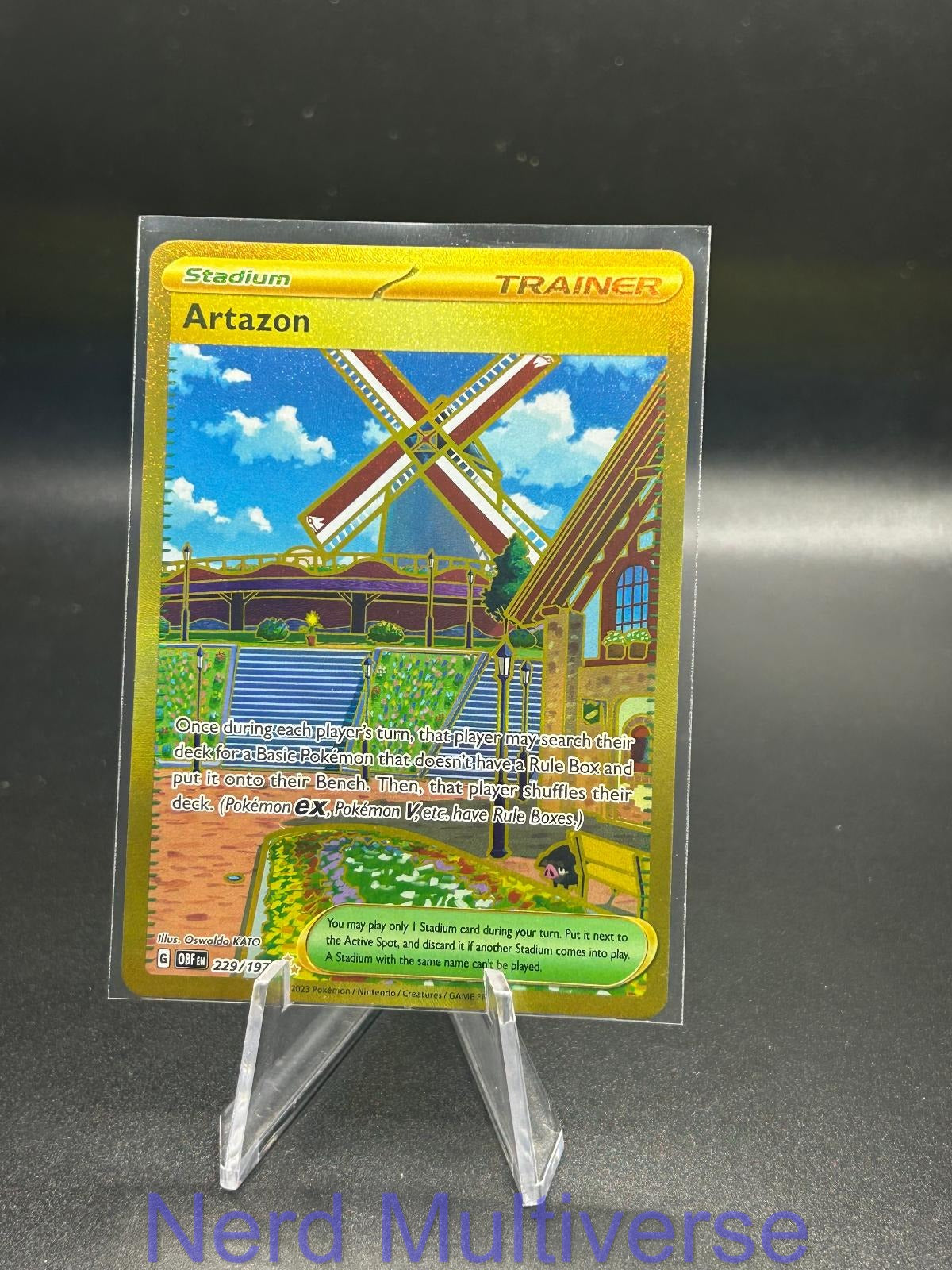 ARTAZON 229/197 HR OBSIDIAN FLAMES POKEMON HOLO NM/M