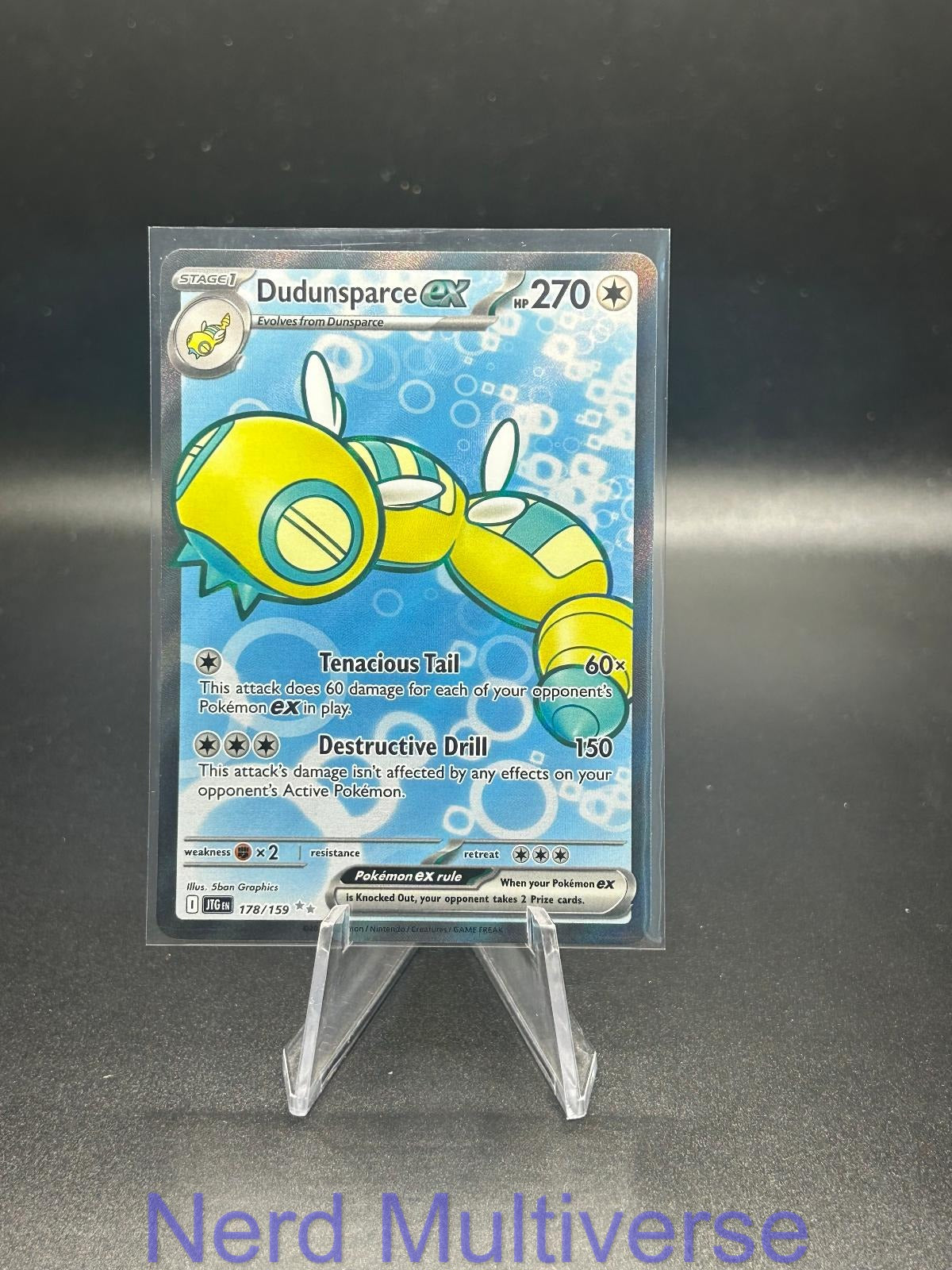 DUDUNSPARCE EX 178/159 UR JOURNEY TOGETHER POKEMON HOLO NM/M