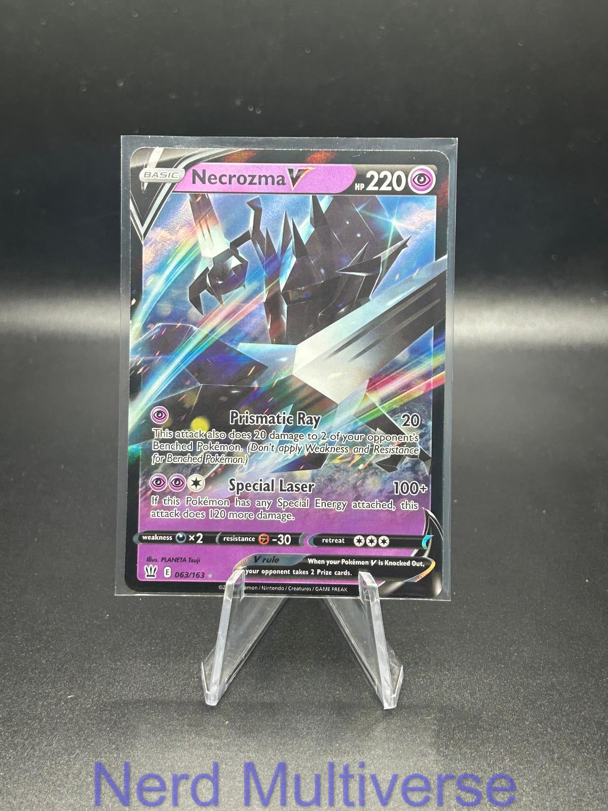NECROZMA V 063/163 HOLO UR BATTLE STYLES POKEMON NM/M