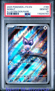 NOIBAT 169/159 ILLUSTRATION RARE JOURNEY TOGETHER POKEMON PSA 10 783