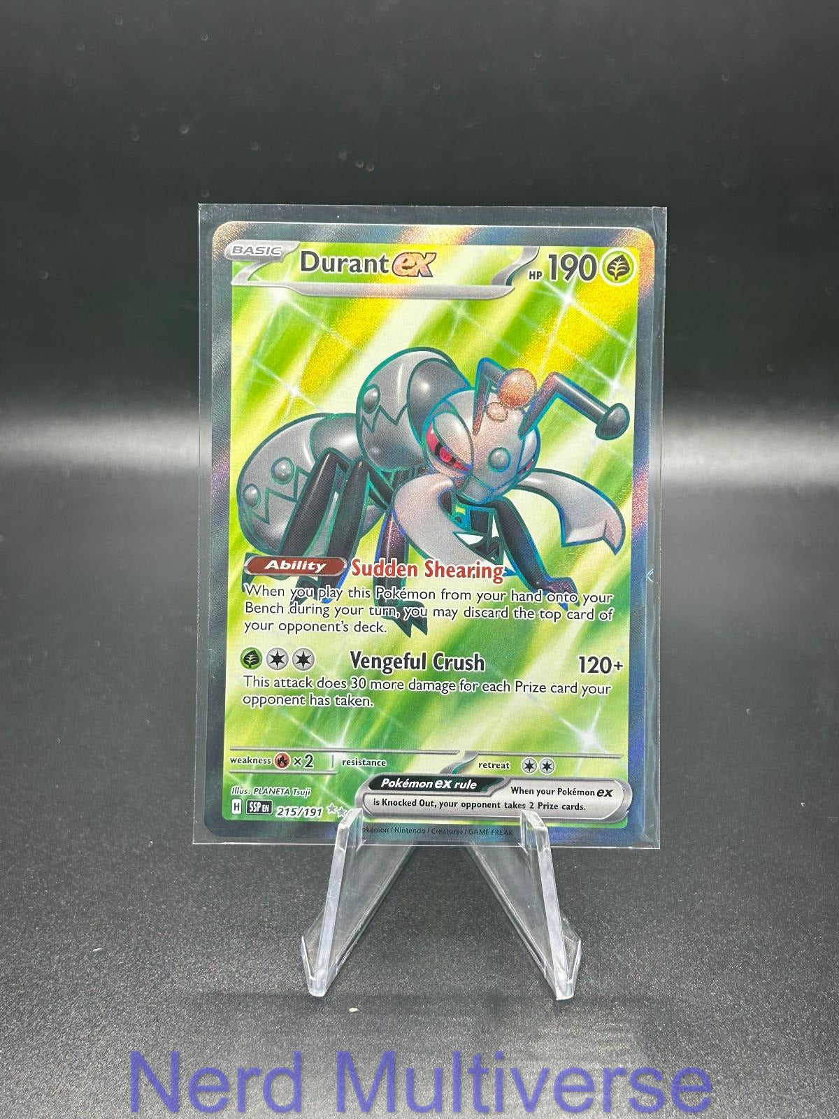 DURANT EX 215/191 UR SURGING SPARKS POKEMON HOLO NM/M