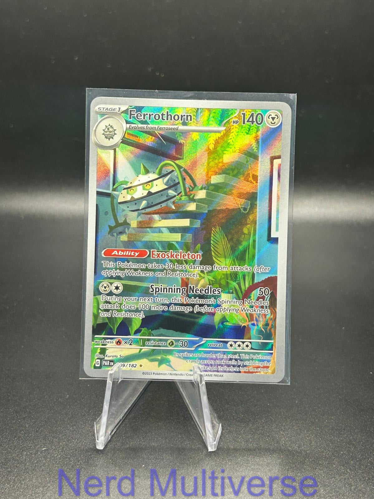 FERROTHORN 209/182 IR PARADOX RIFT POKEMON HOLO NM/M
