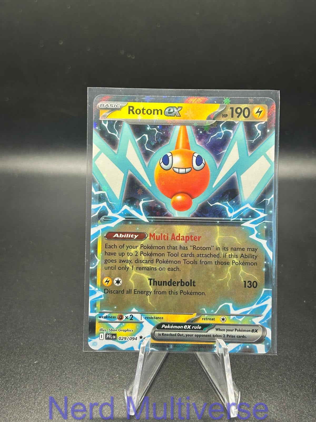 ROTOM EX 029/094 RR PHANTASMAL FLAMES POKEMON HOLO NM/M