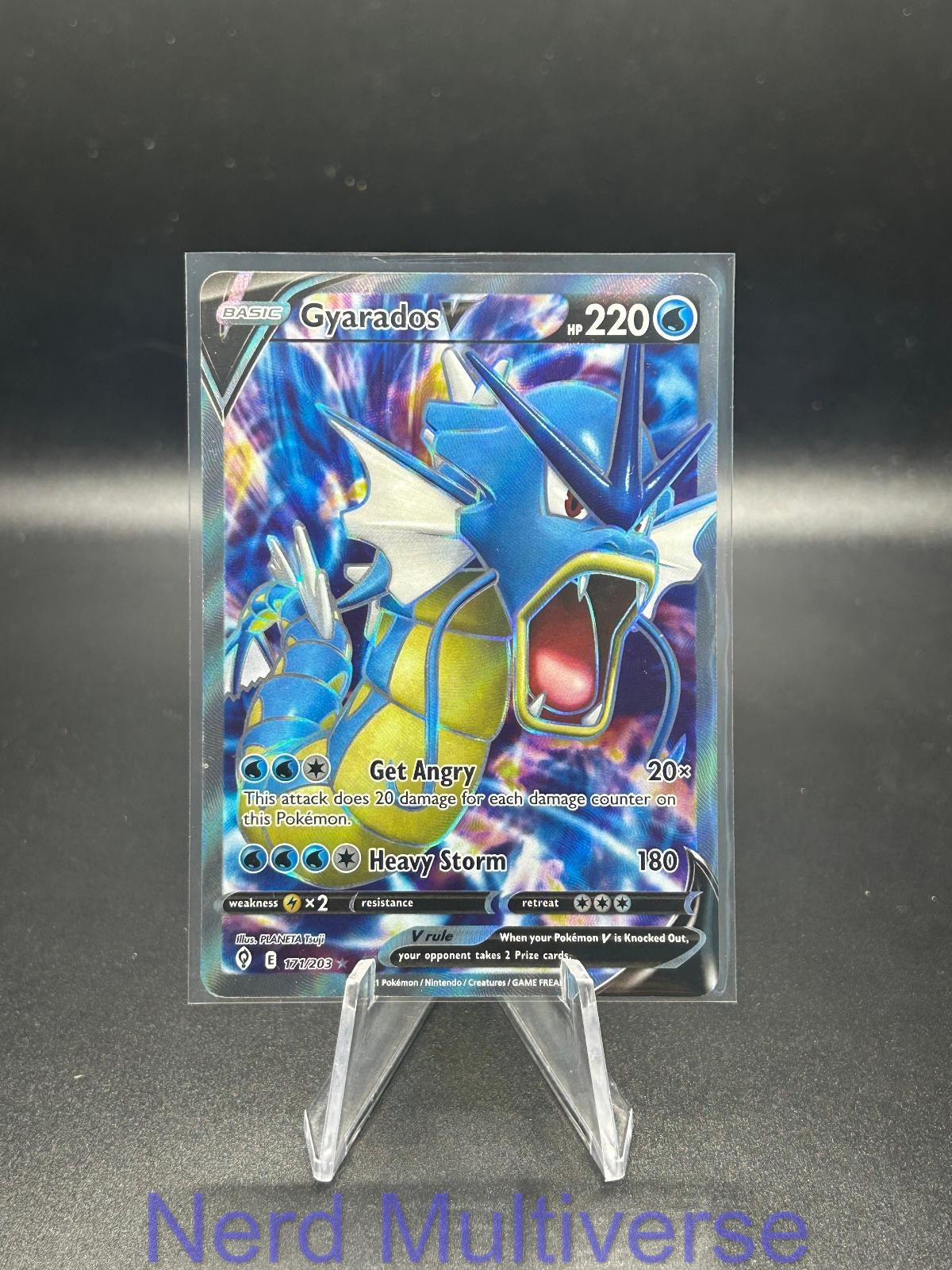 GYARADOS V 171/203 UR EVOLVING SKIES POKEMON HOLO NM/M