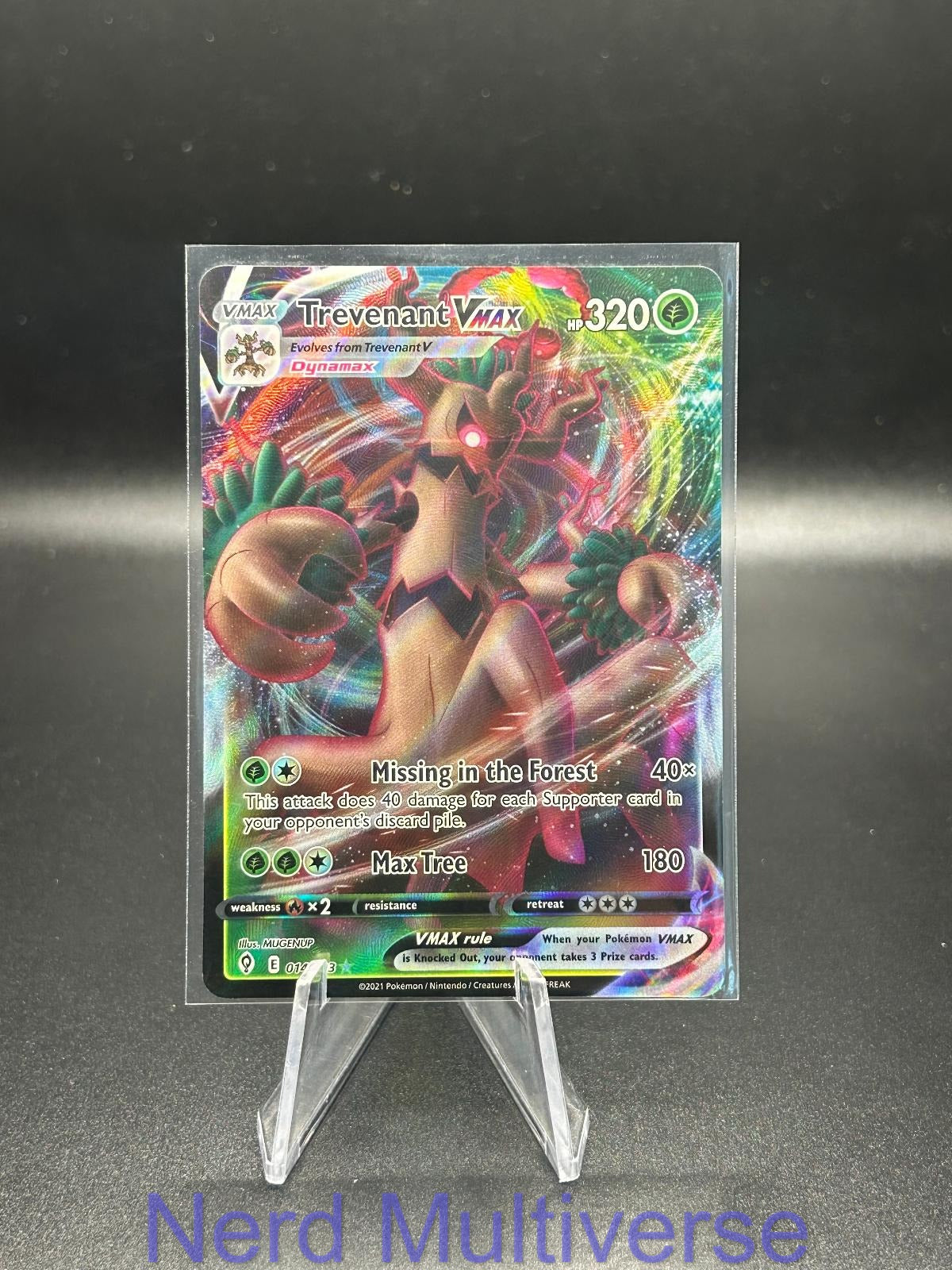 TREVENANT VMAX 014/203 HOLO UR EVOLVING SKIES POKEMON NM/M