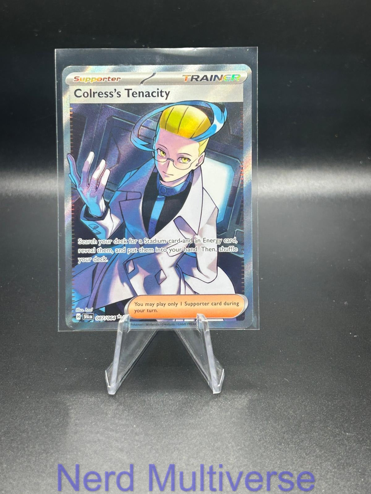 COLRESS'S TENACITY 087/064 UR SHROUDED FABLE POKEMON HOLO NM/M